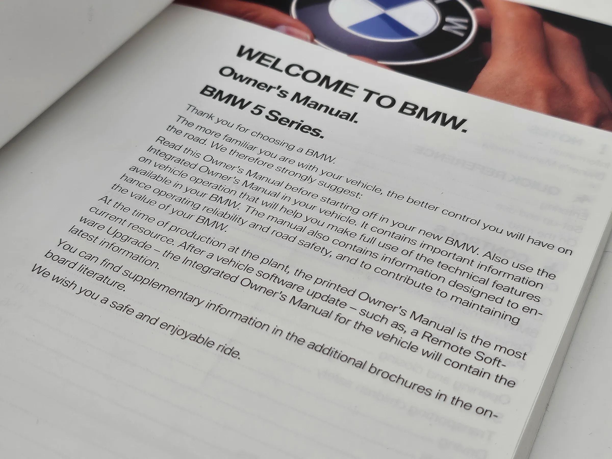 Original BMW 5 er F90 2019 Betriebsanleitung Bordbuch Limousine englisch US