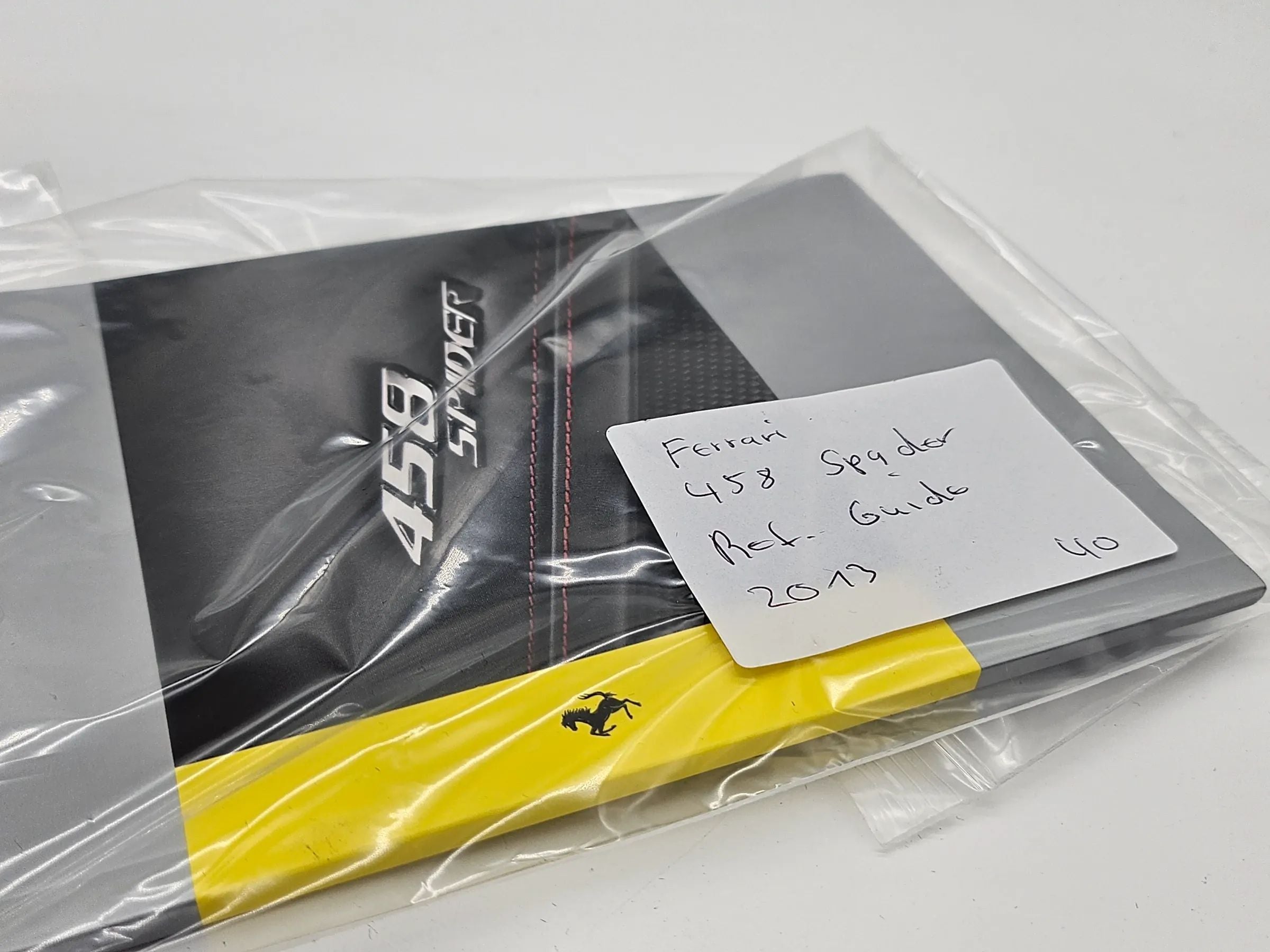 Original Ferrari 458 Spider Reference Guide Handbuch englisch  Stand 06/2013