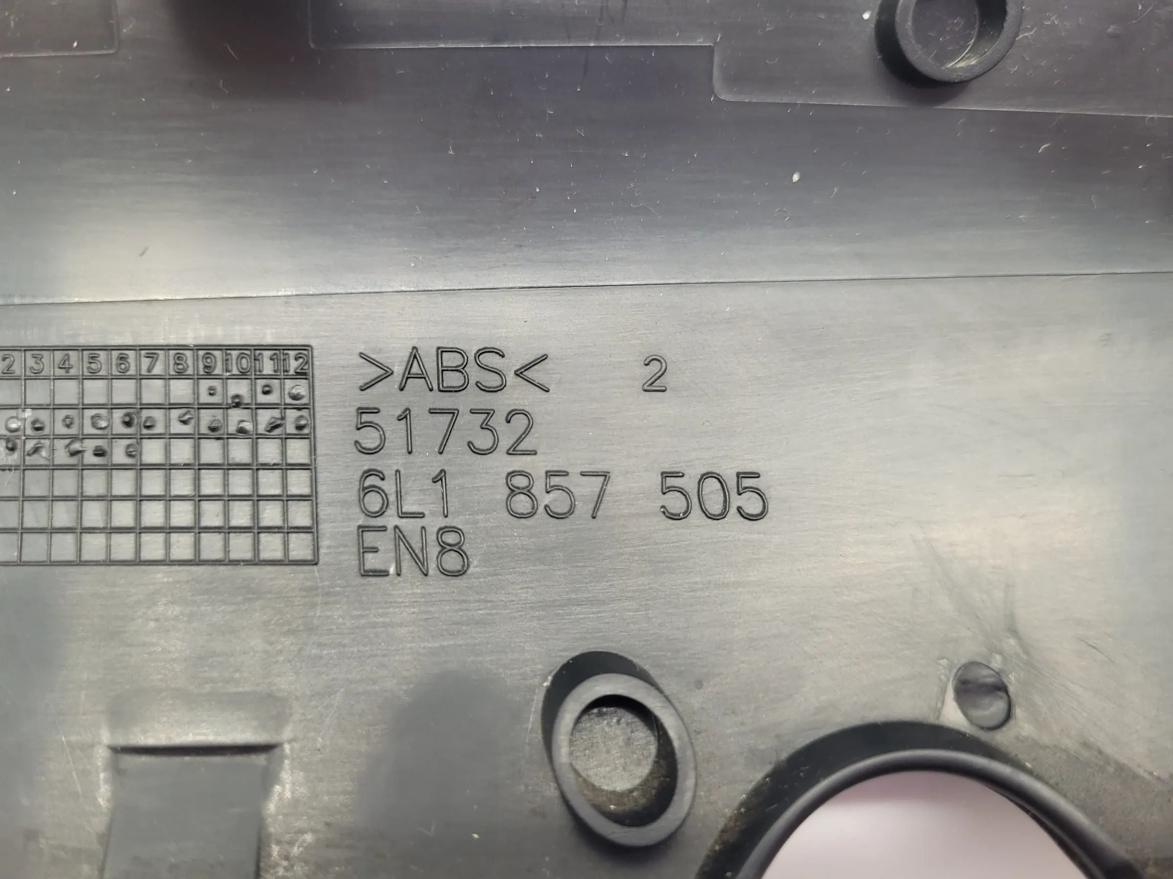 Original Seat Ibiza (6L1/6L2) Abdeckung Verkleidung Blende 6L1857505