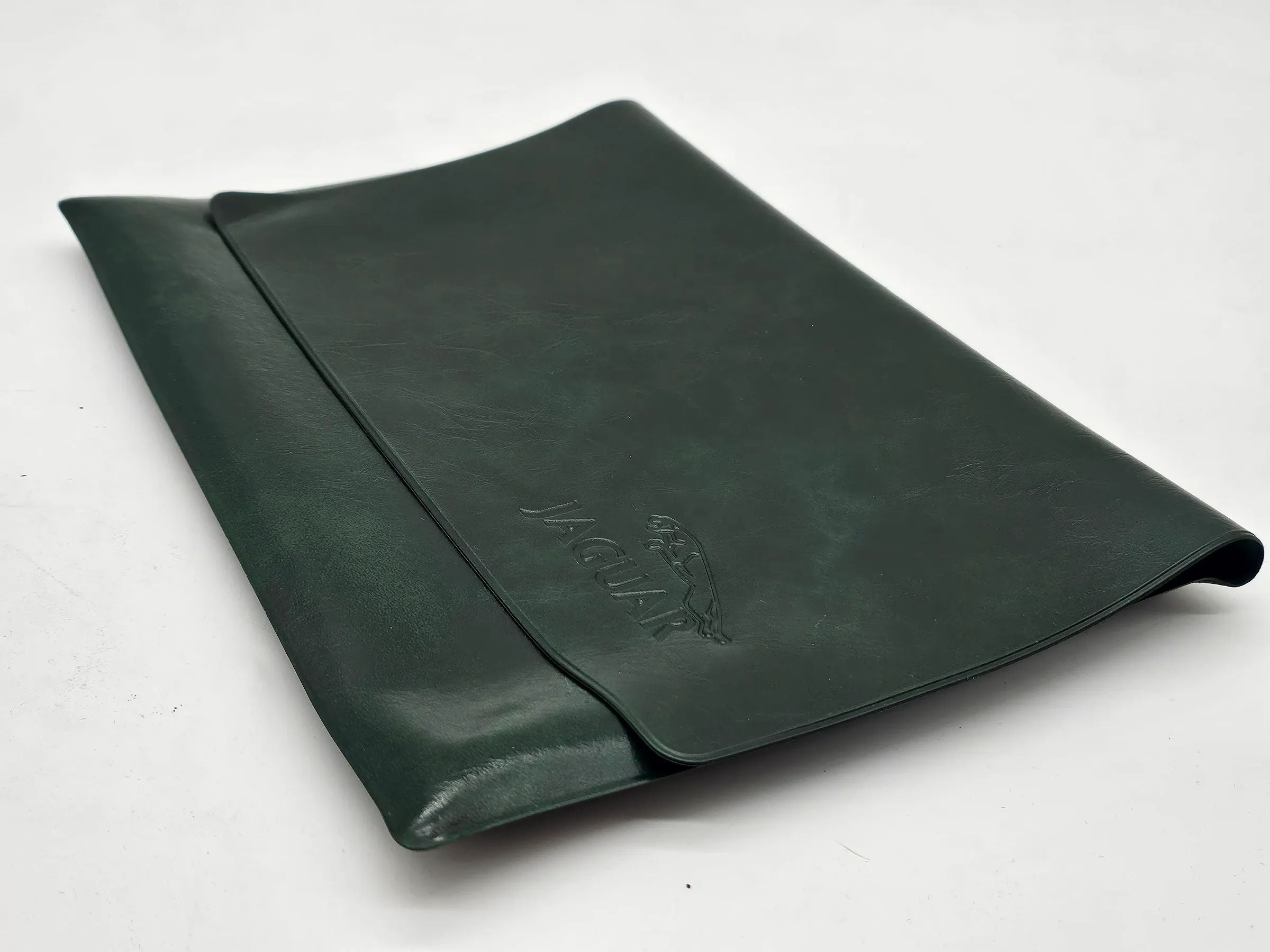 Original Jaguar XK8 Bordmappe leder dunkel grün