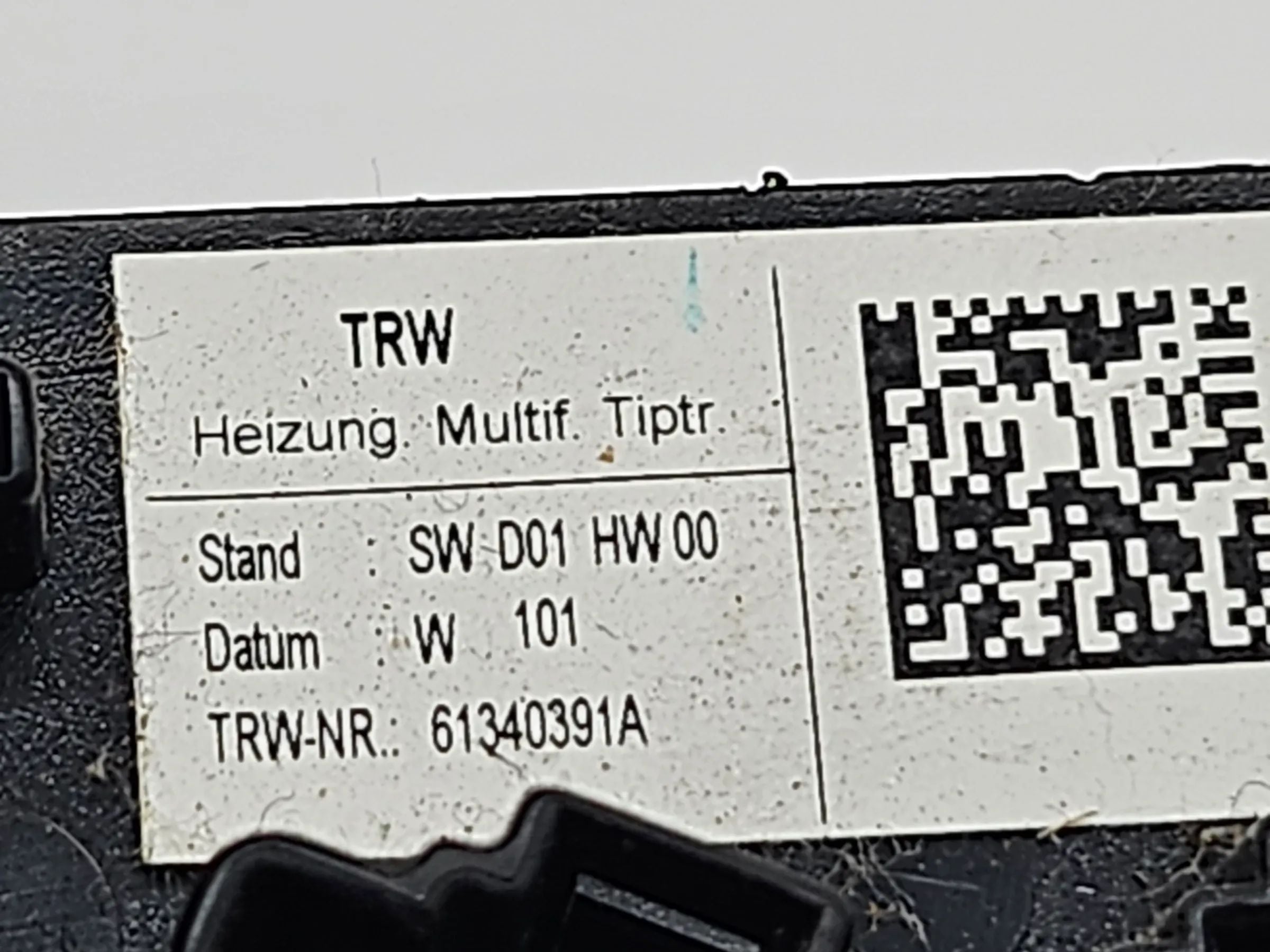 Original Audi Multifunktionslenkrad Heizung Tiptronic 61340357 61340391A