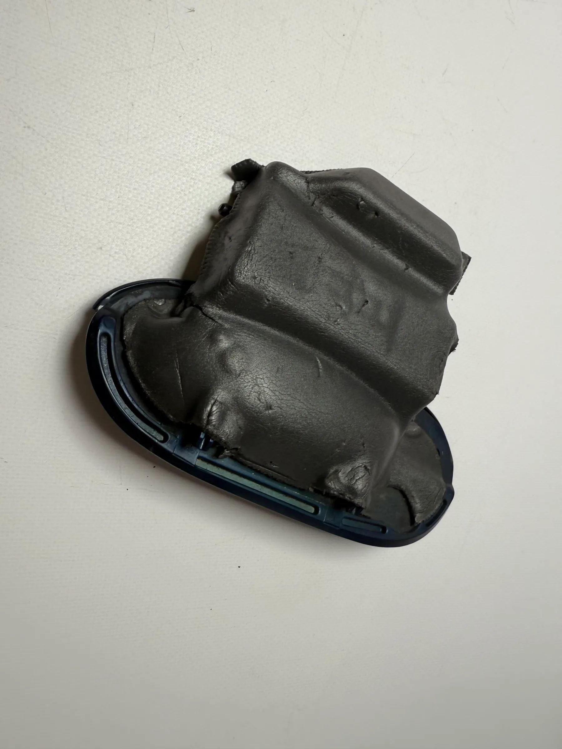 Oryginalna klamka drzwi BMW E39 tylna prawa niebieska alu R1 ("E39 tylna R1")