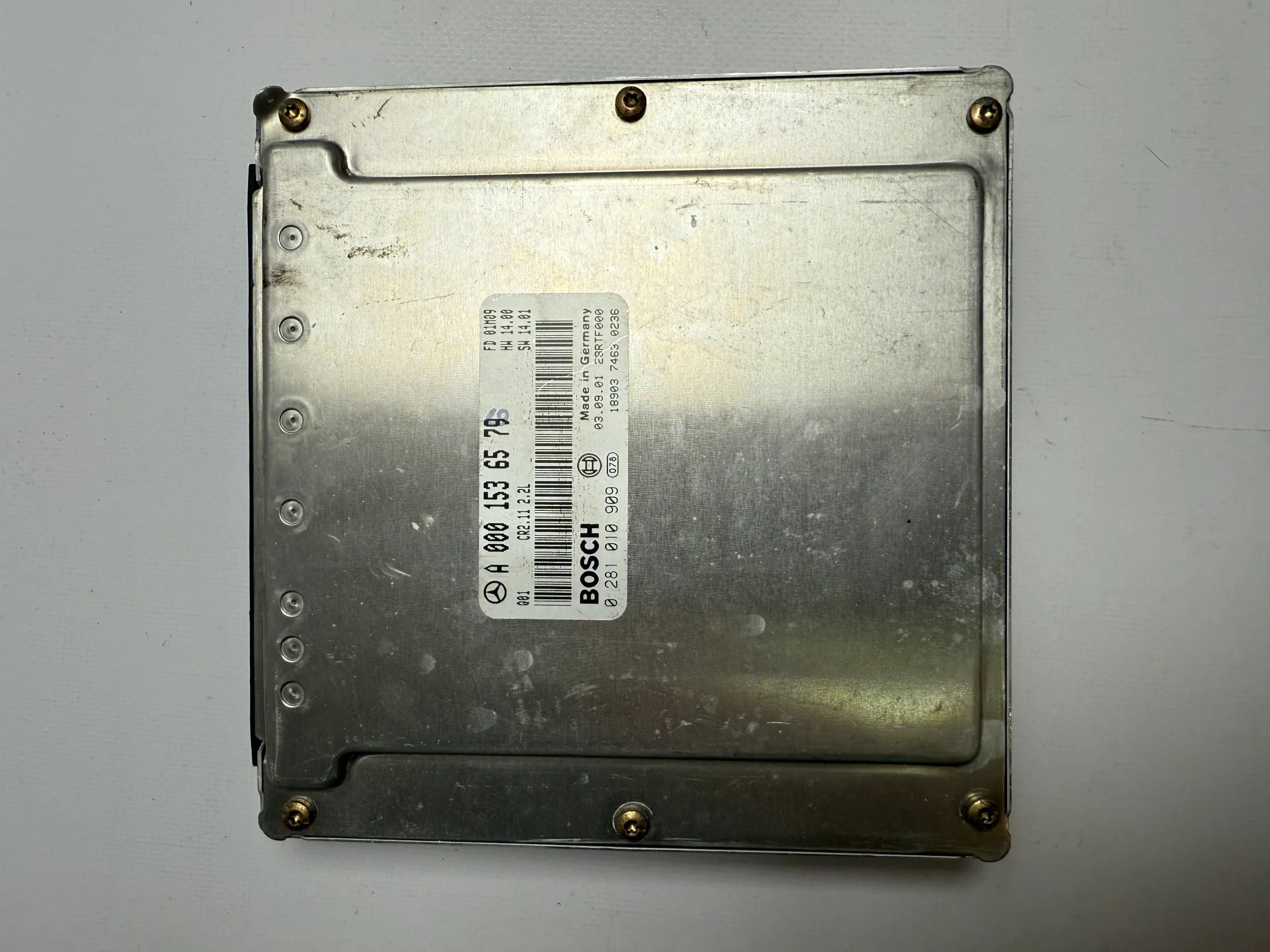 Origineel Mercedes Benz C-Klasse C220 CDI Motorregeleenheid A0001536579 0281010909