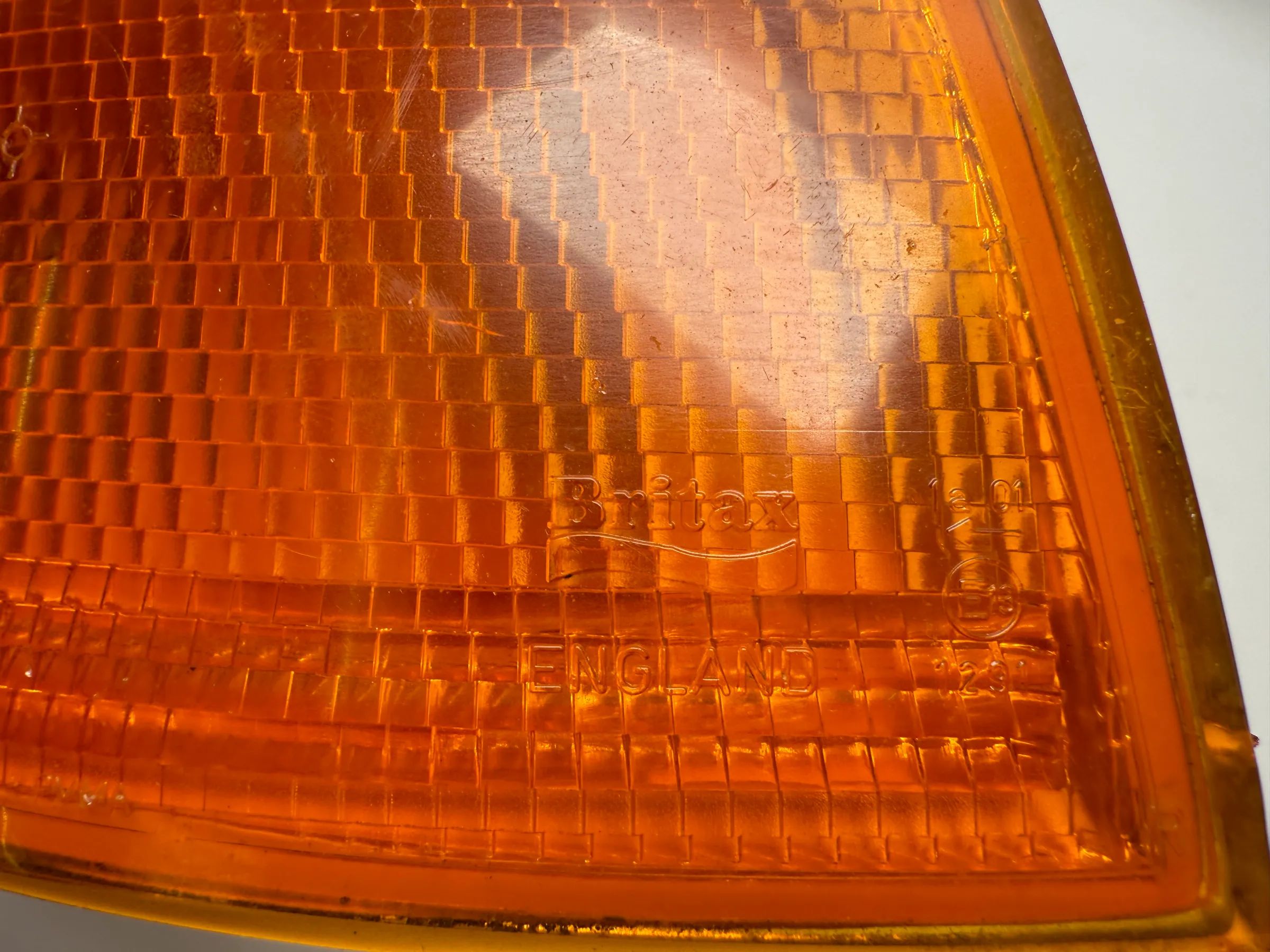Intermitente delantero derecho original Opel F Astra naranja 91-94 Britax 90421897