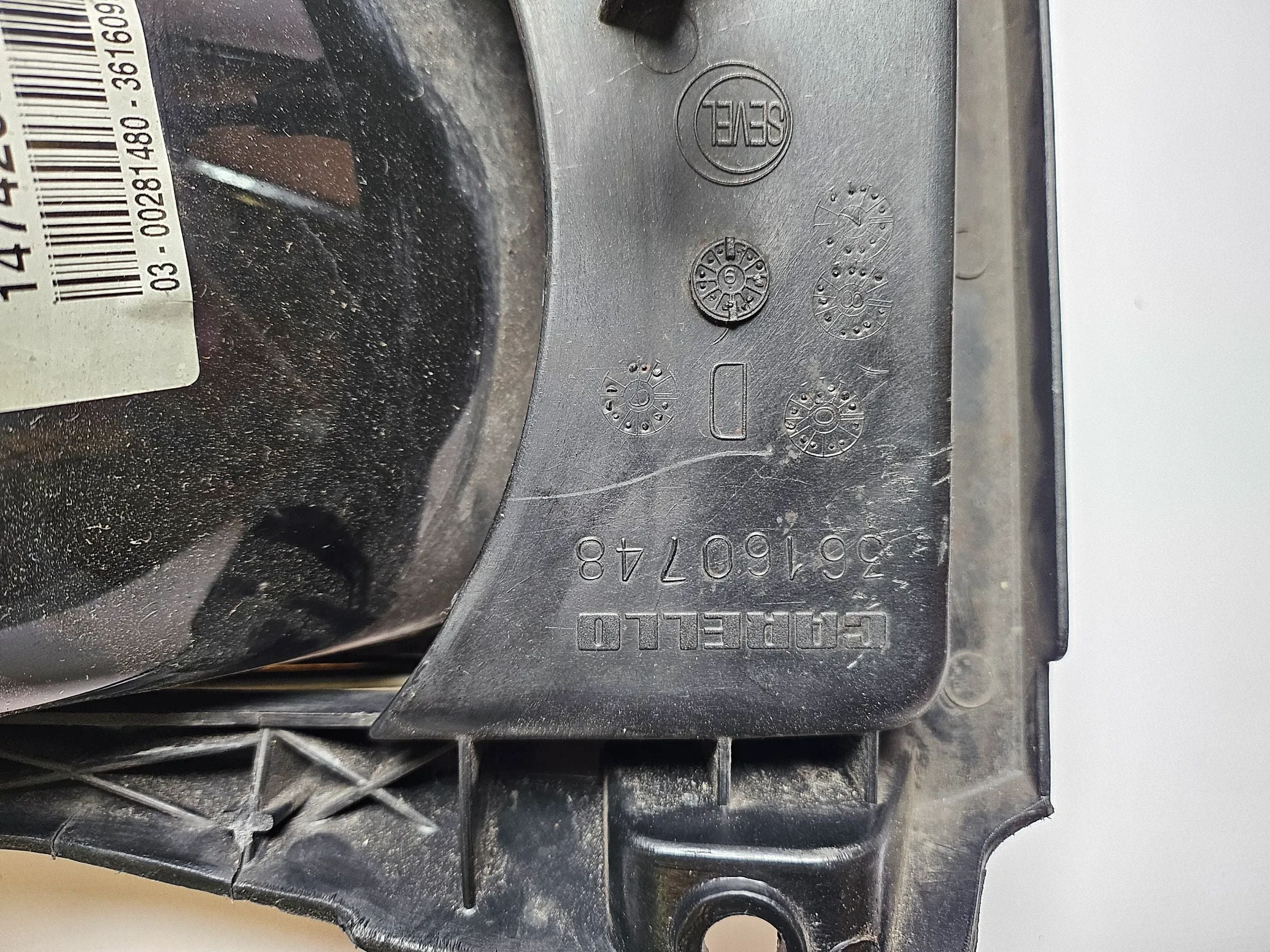 Phare principal phare halogène droit FIAT Scudo fourgon 220 1474267080