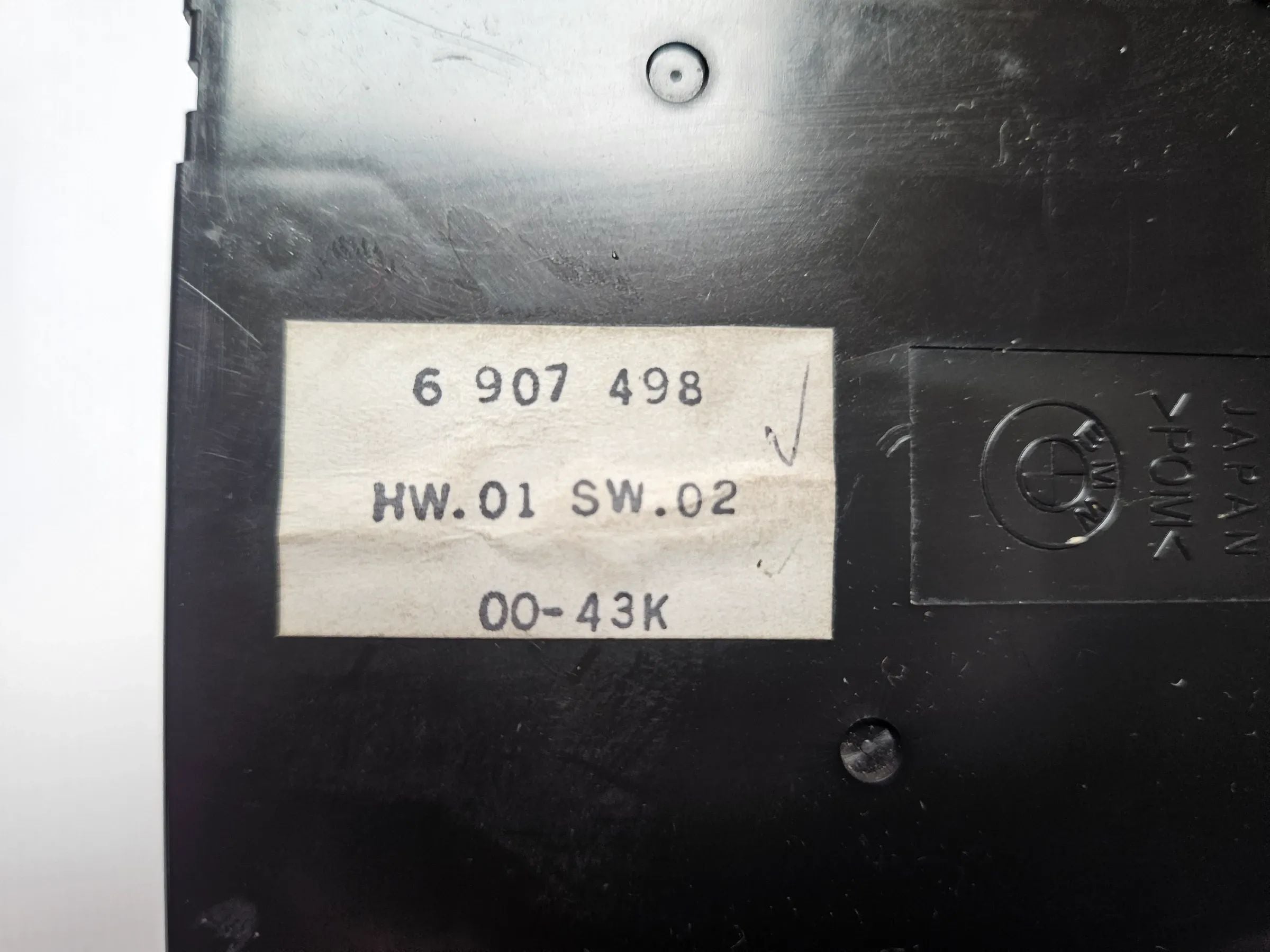 Orijinal BMW X5 E53 2000 Ön Sol Elektrikli Cam Kaldırma Anahtarı 6907498