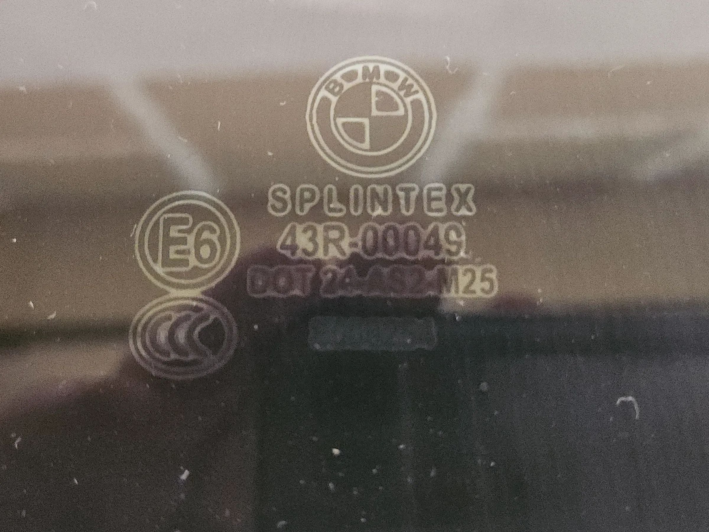 Original BMW 5er (E60/E61) Fensterscheibe Glas Hinten Rechts DOT-24AS2M25
