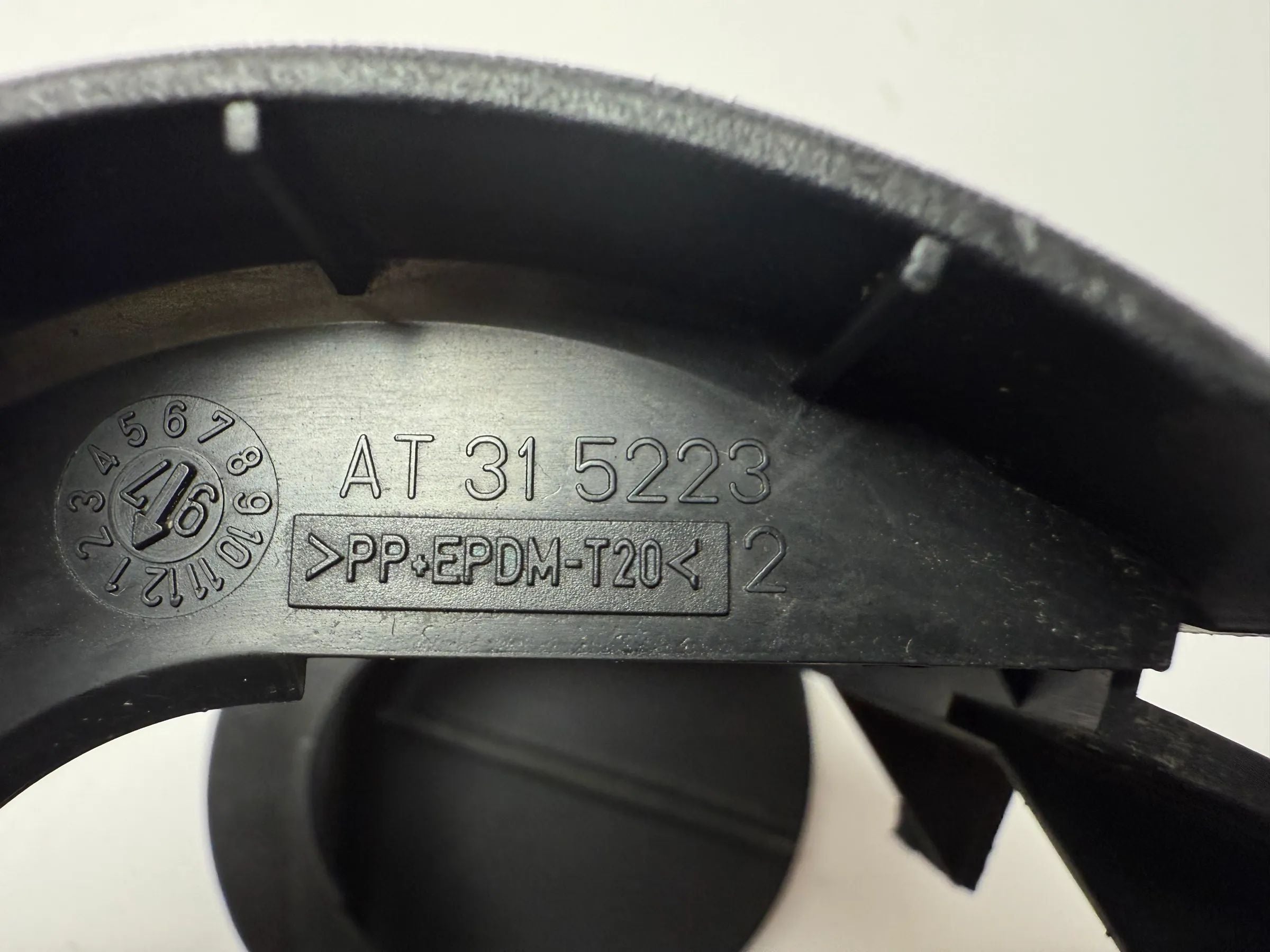 Original Opel Corsa B Carcasa Interruptor Luz LWR Rejilla de Aire AT 31 5223