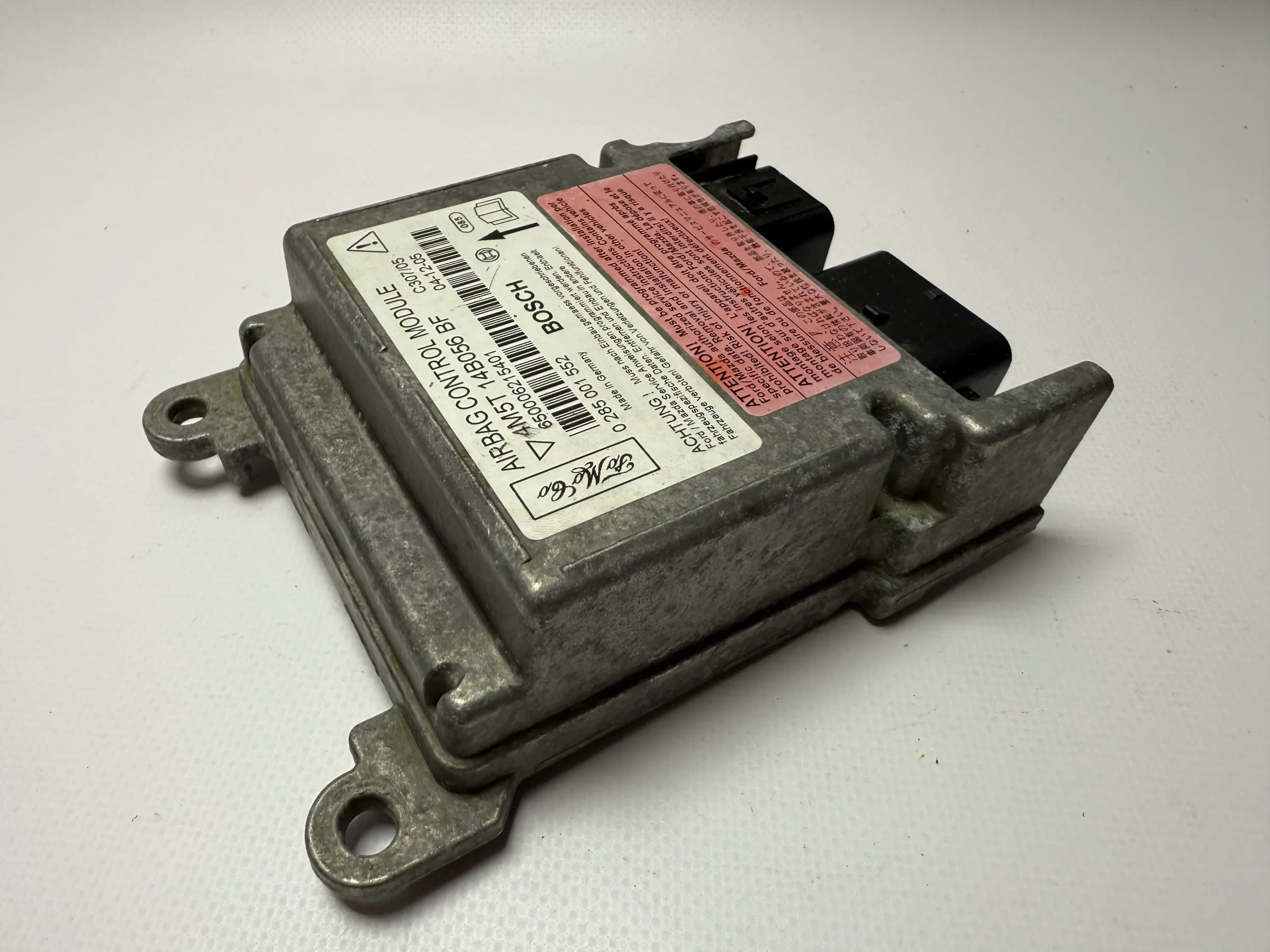 Original Ford Focus 1.6 16V 2005 Airbag Control Unit 4M5T-14B056-BF / 0285001552 