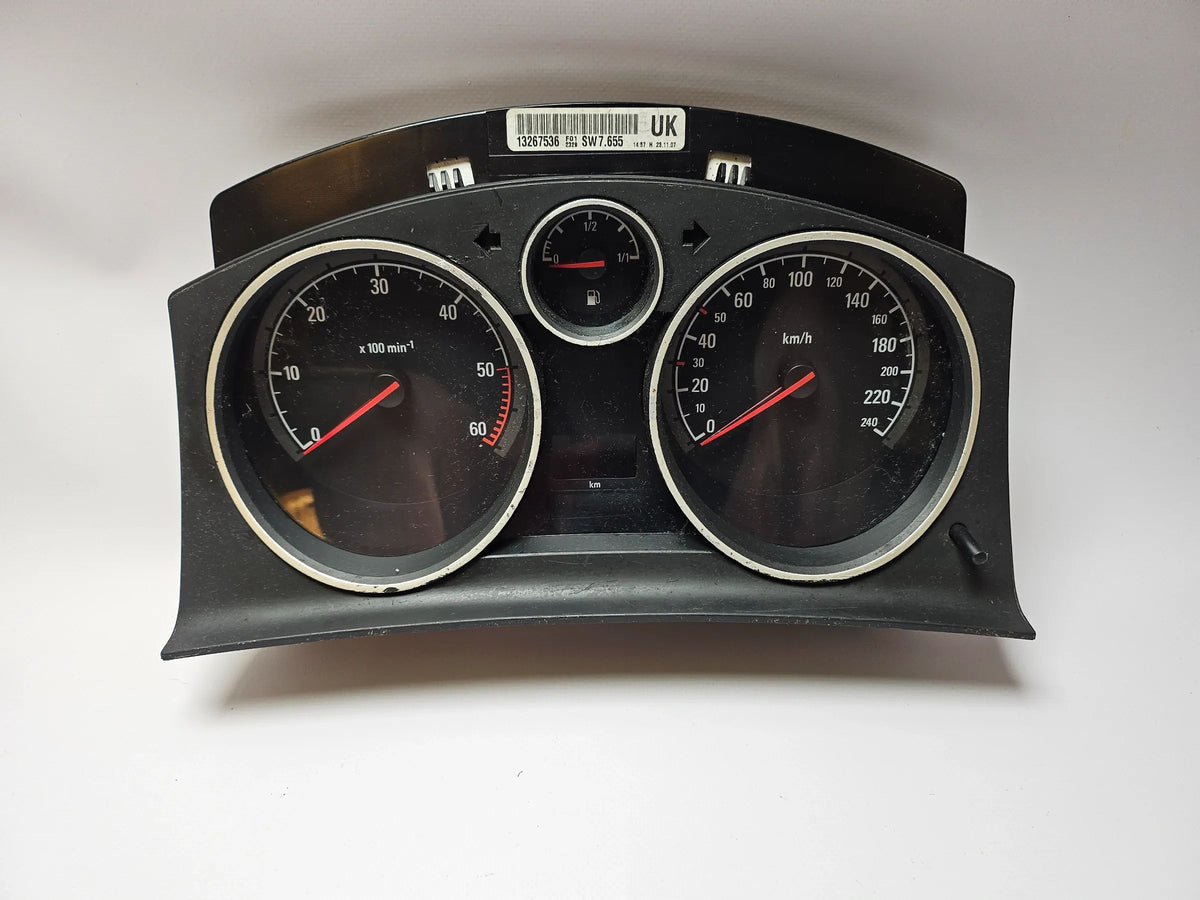 Opel Astra H 1.9CDTi 88KW Compteur Combiné 13267536 UK Non Marié
