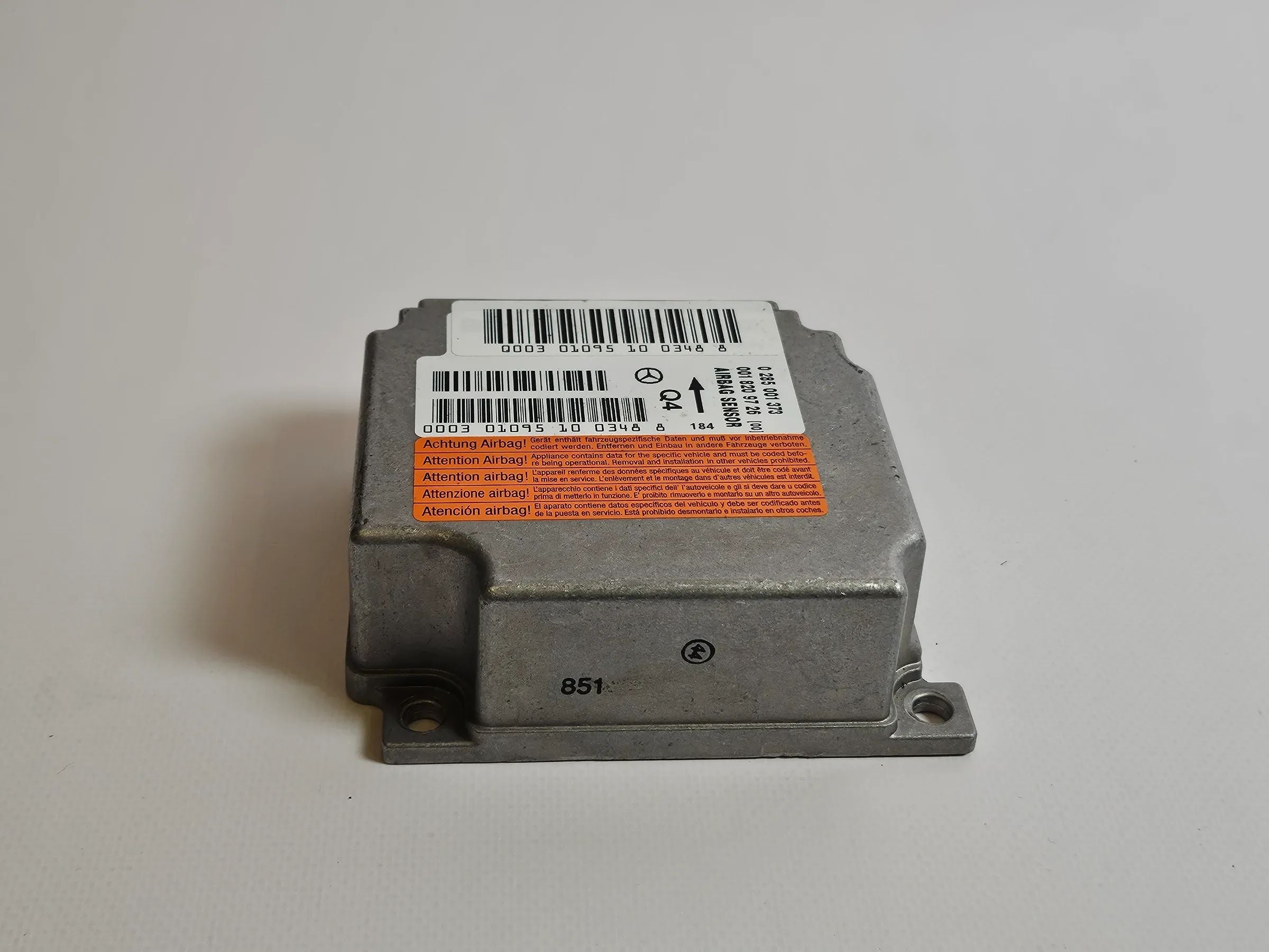 Original Mercedes Benz W203 C-Klasse Airbagsteuergerät 0285001373 0018209726