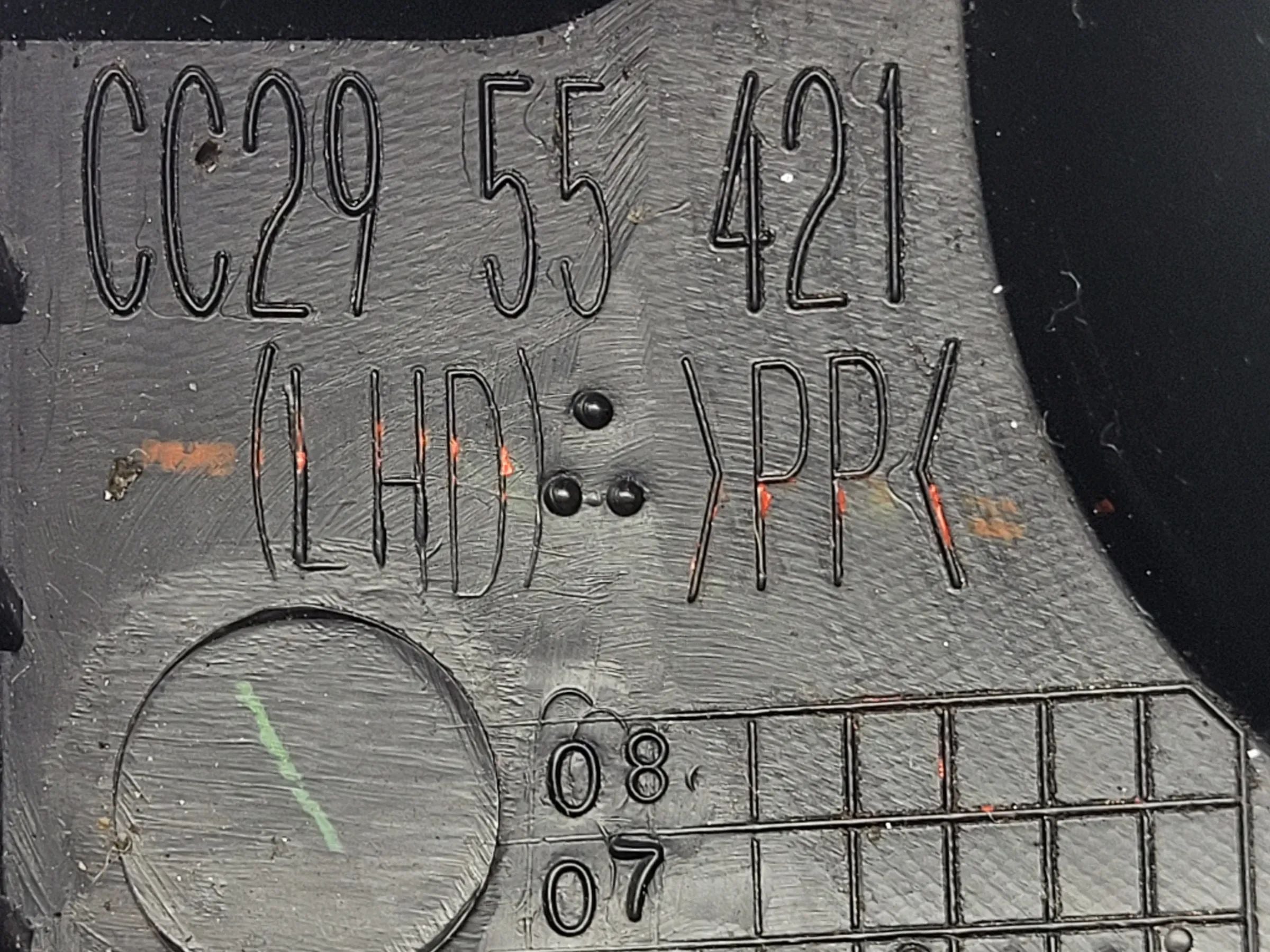 Original Mazda 5 (CR) Abdeckung Blende Tachometer CC2955421