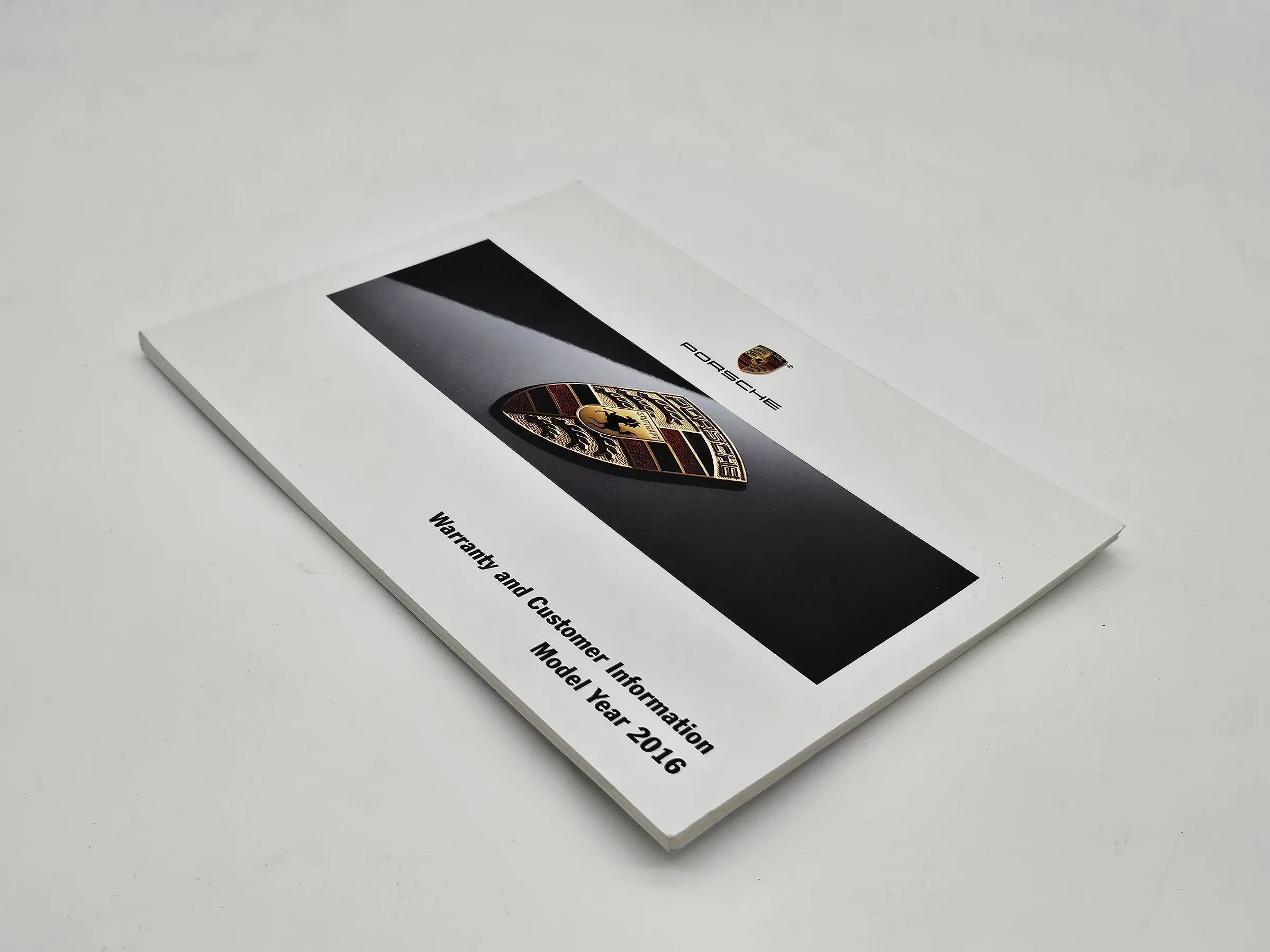 Original Porsche Panamera 2016 Warranty and Customer Information  englisch