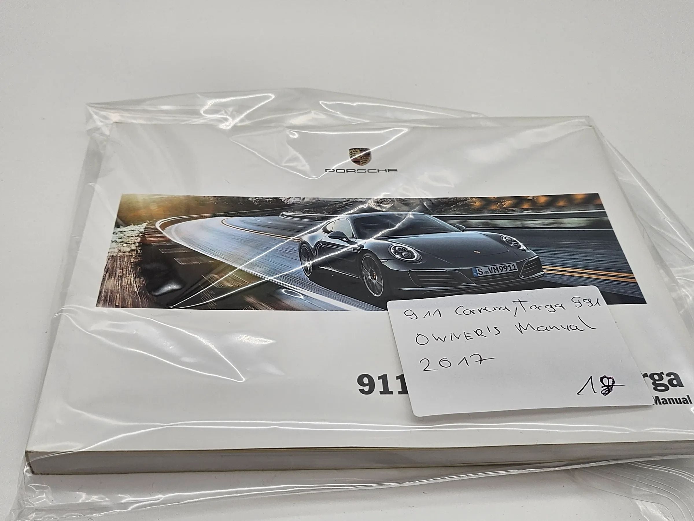 PORSCHE 911 CARRERA  2017  991 Betriebsanleitung Bedienungsanleitung  englisch