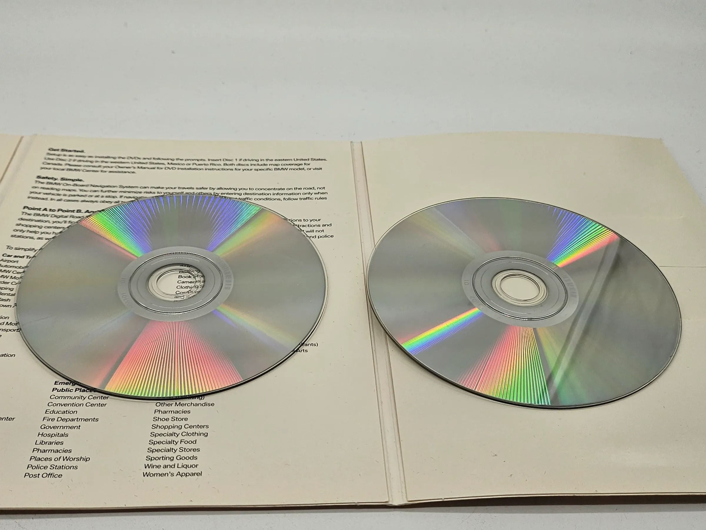 Original BMW  E60 Navigation prof.  2 Disc DVD North America 2010 65902158158