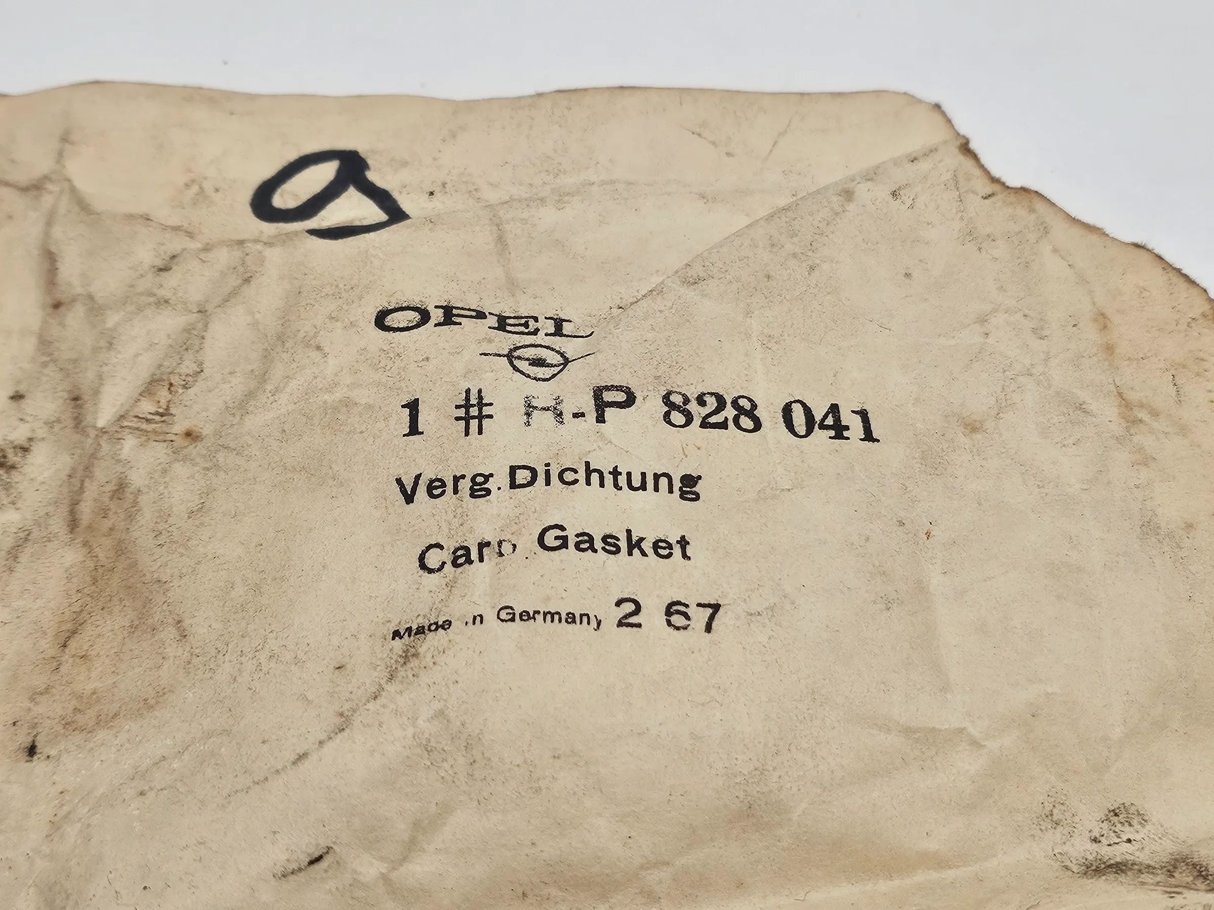 Original Opel Oldtimer Vergaserdichtung  Set  P 828 041 Set9