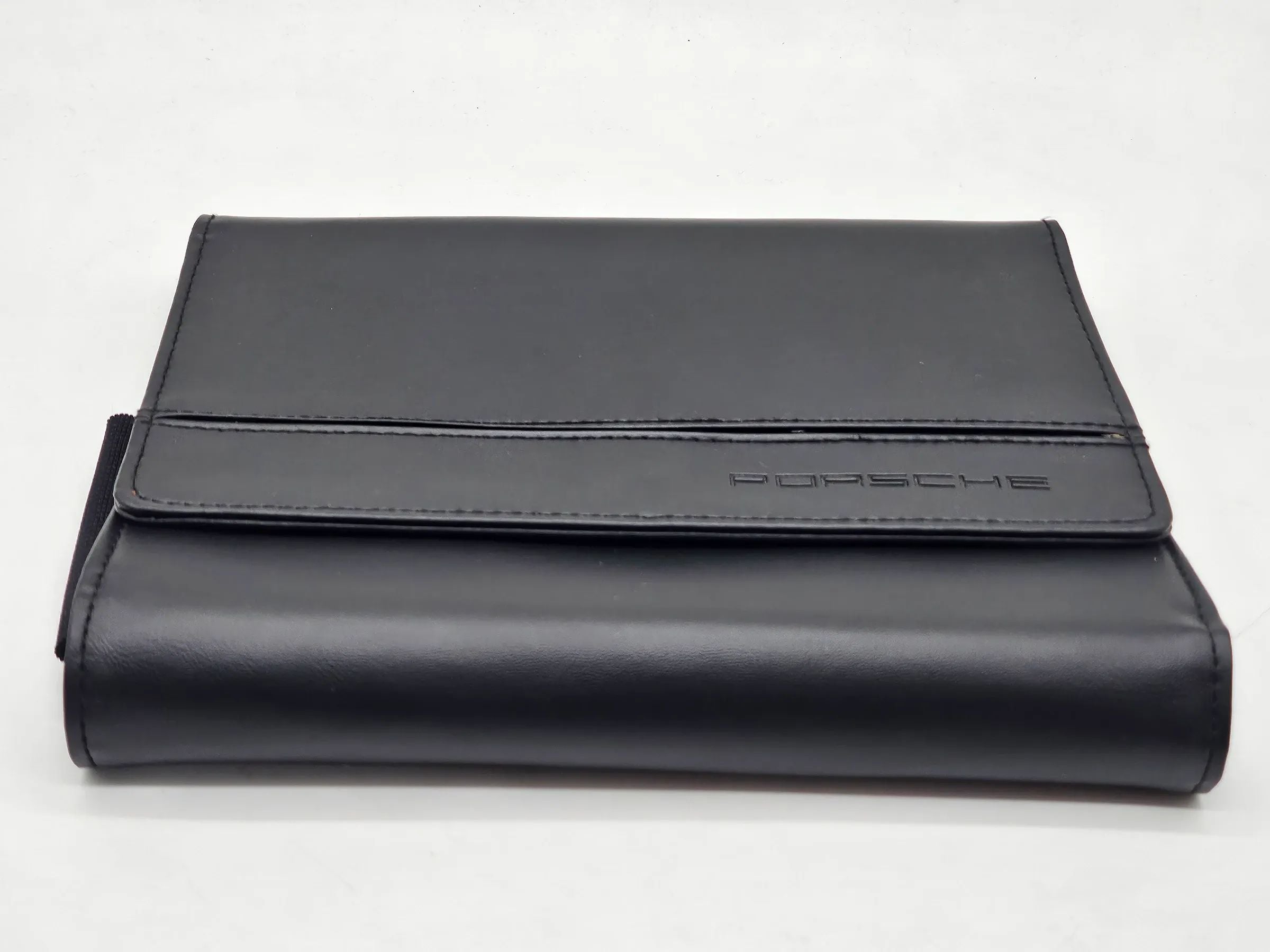 保时捷 Panamera 970 2016 原厂黑色皮革行车手册夹