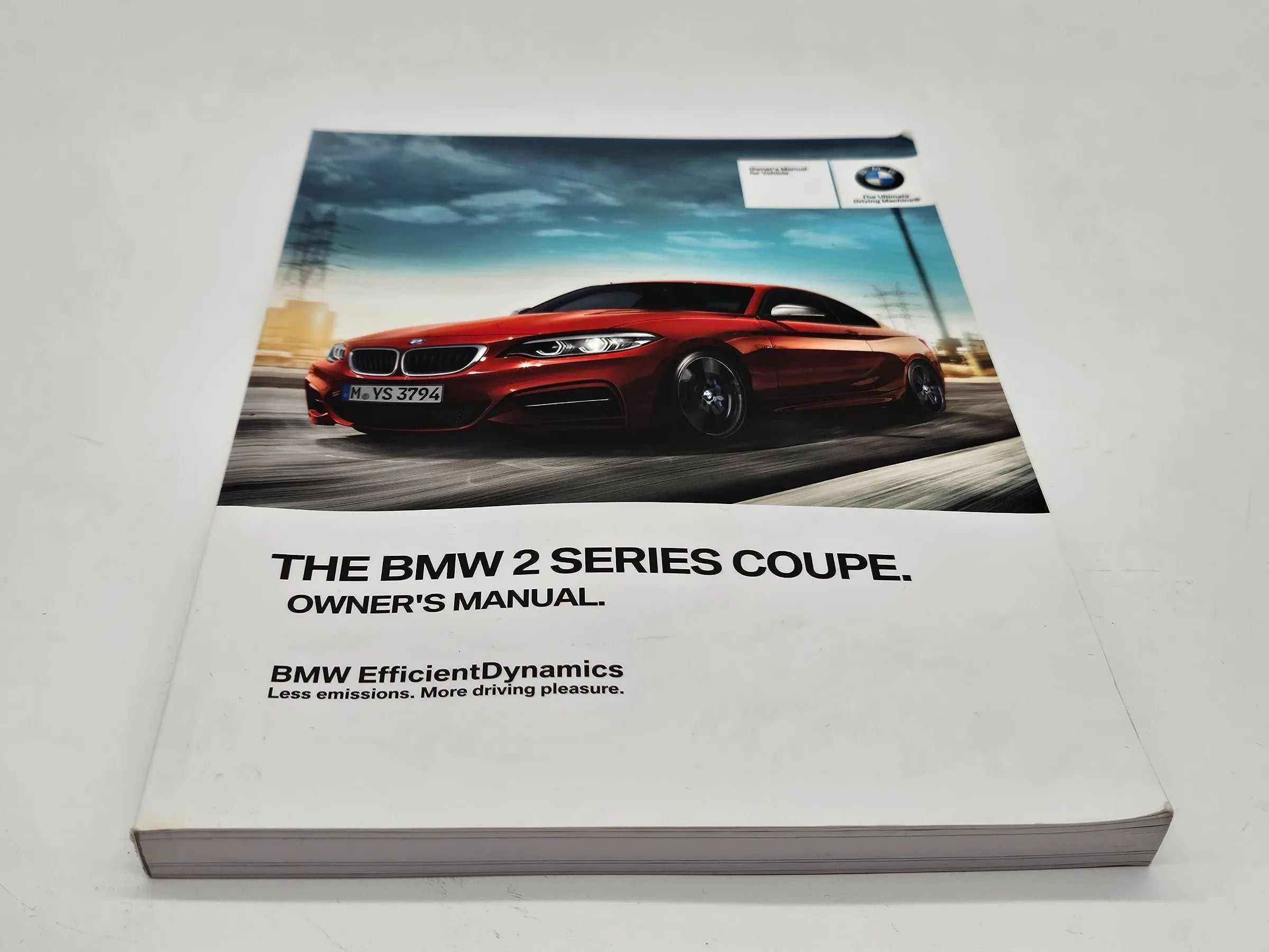 BMW 2er Coupe F22 2017 Betriebsanleitung Bedienungsanleitung Handbuch englisch