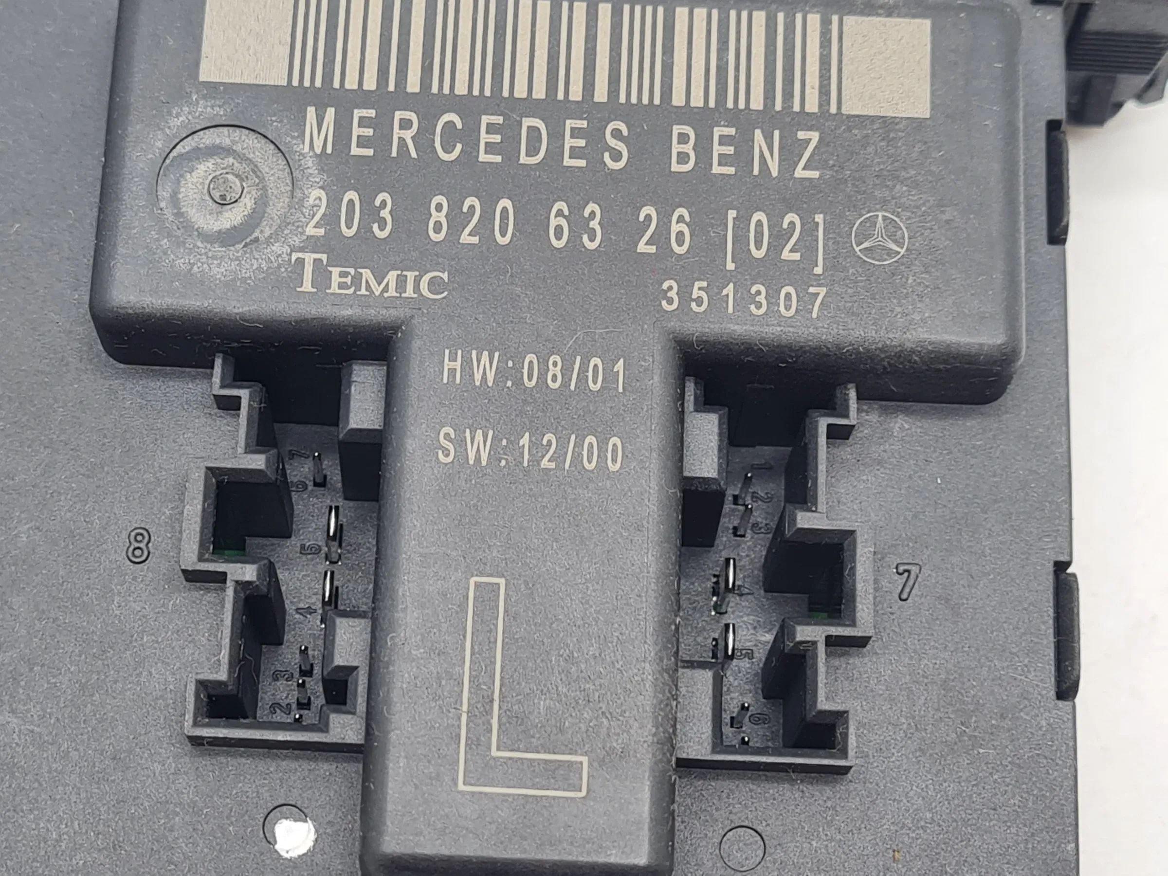 Original Mercedes-Benz C-Klasse (CL203) Steuergerät Tür Links A2038206326