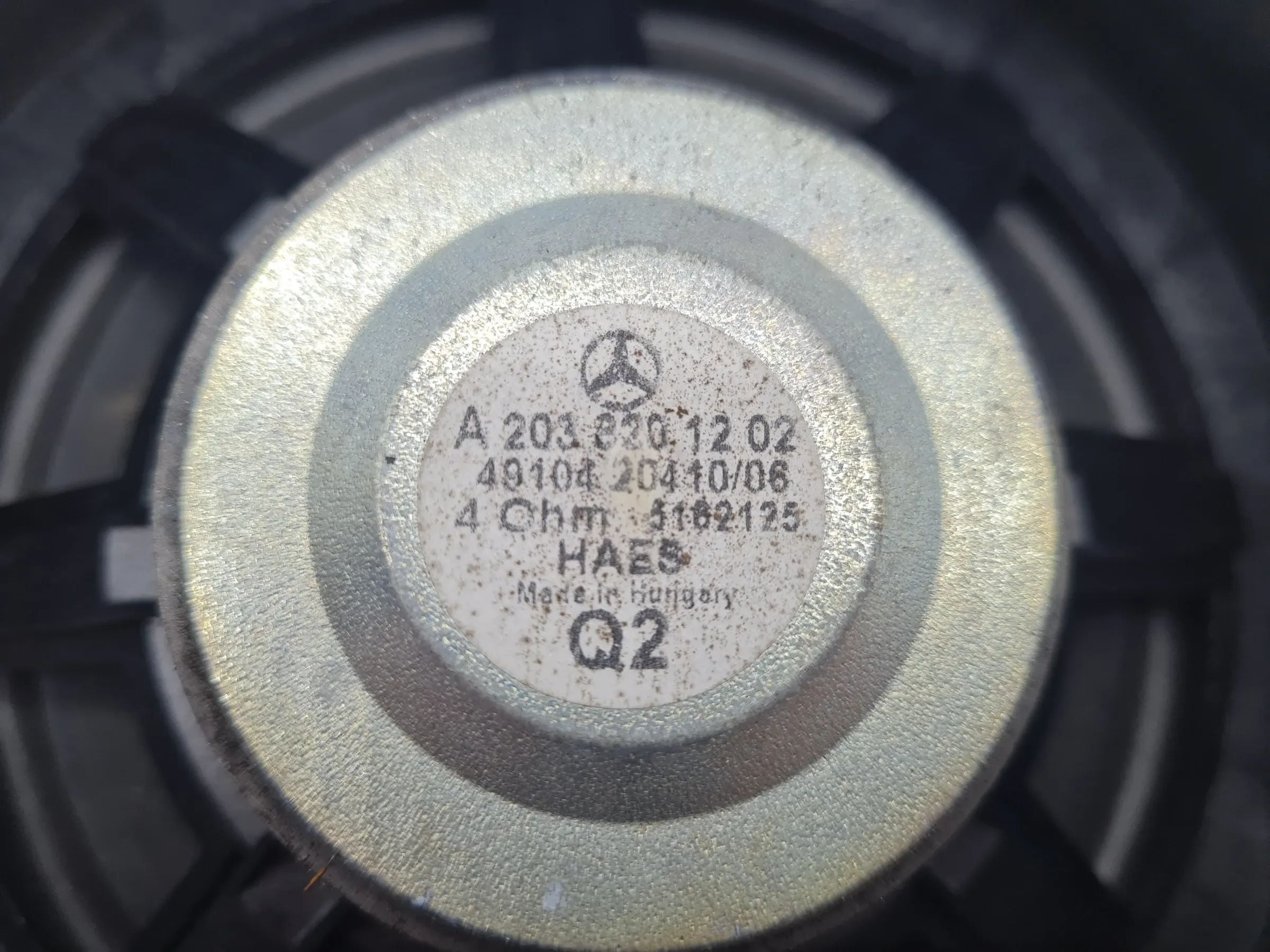 Original Mercedes-Benz C-Klasse (CL203) Lautsprecher Box L/R A2038201202