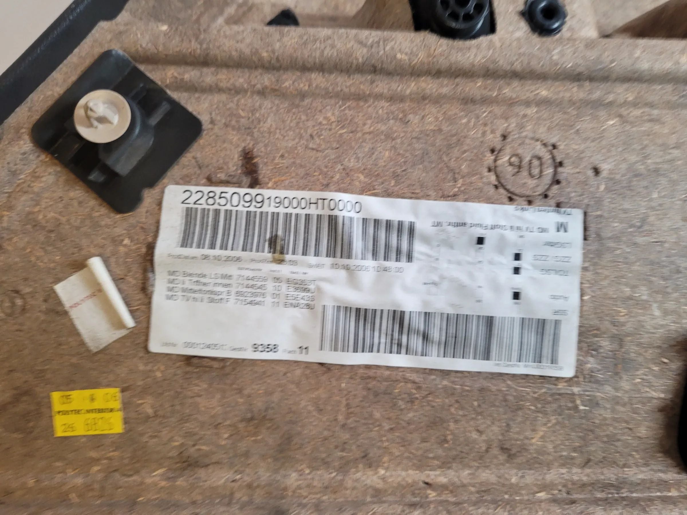 BMW 3er Touring E91 Türverkleidung Hinten Links 2285099 Original