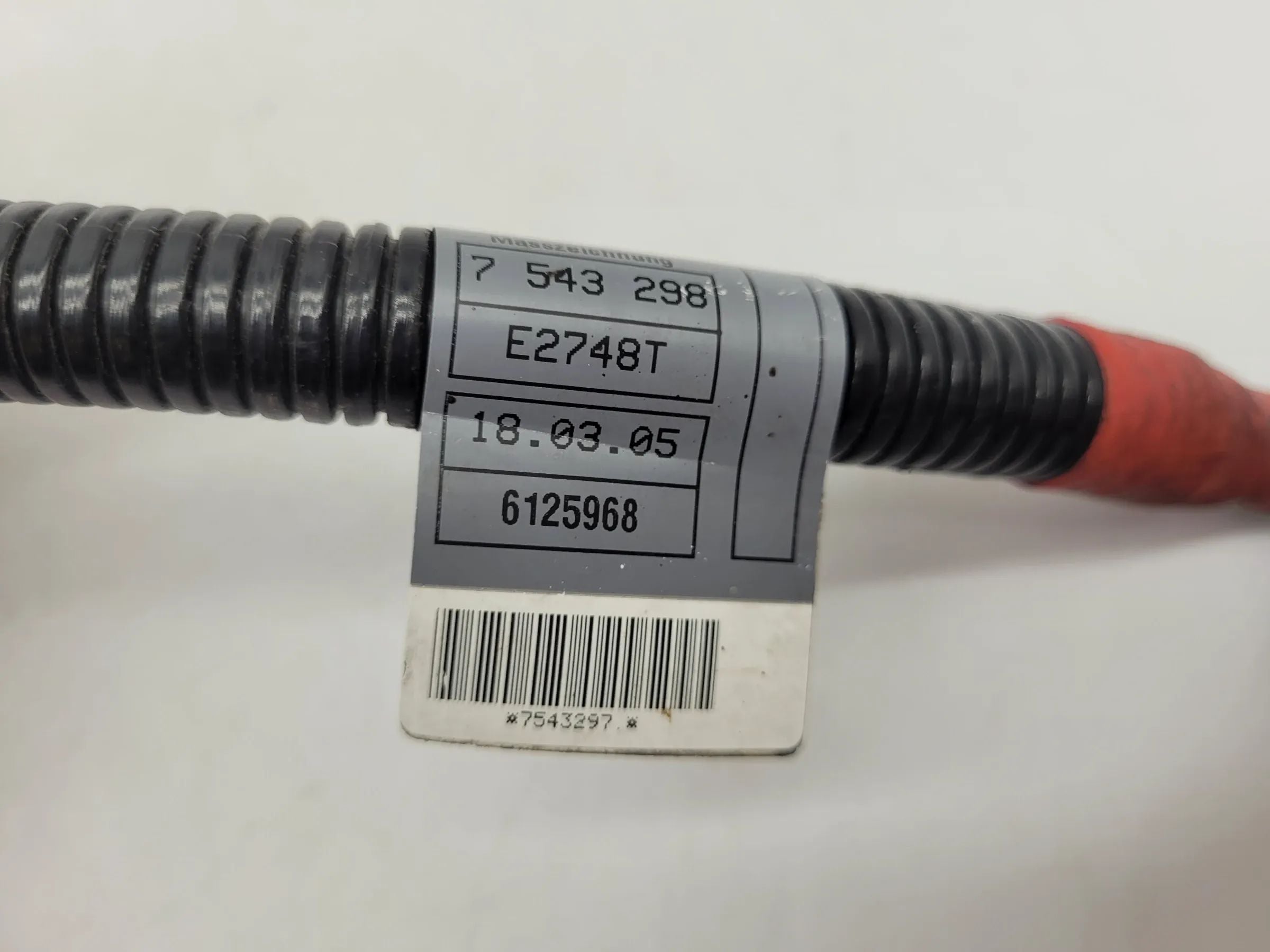 BMW 5er E60/E61 Anlasser Batterie Kabelbaum 7543298 (Original)