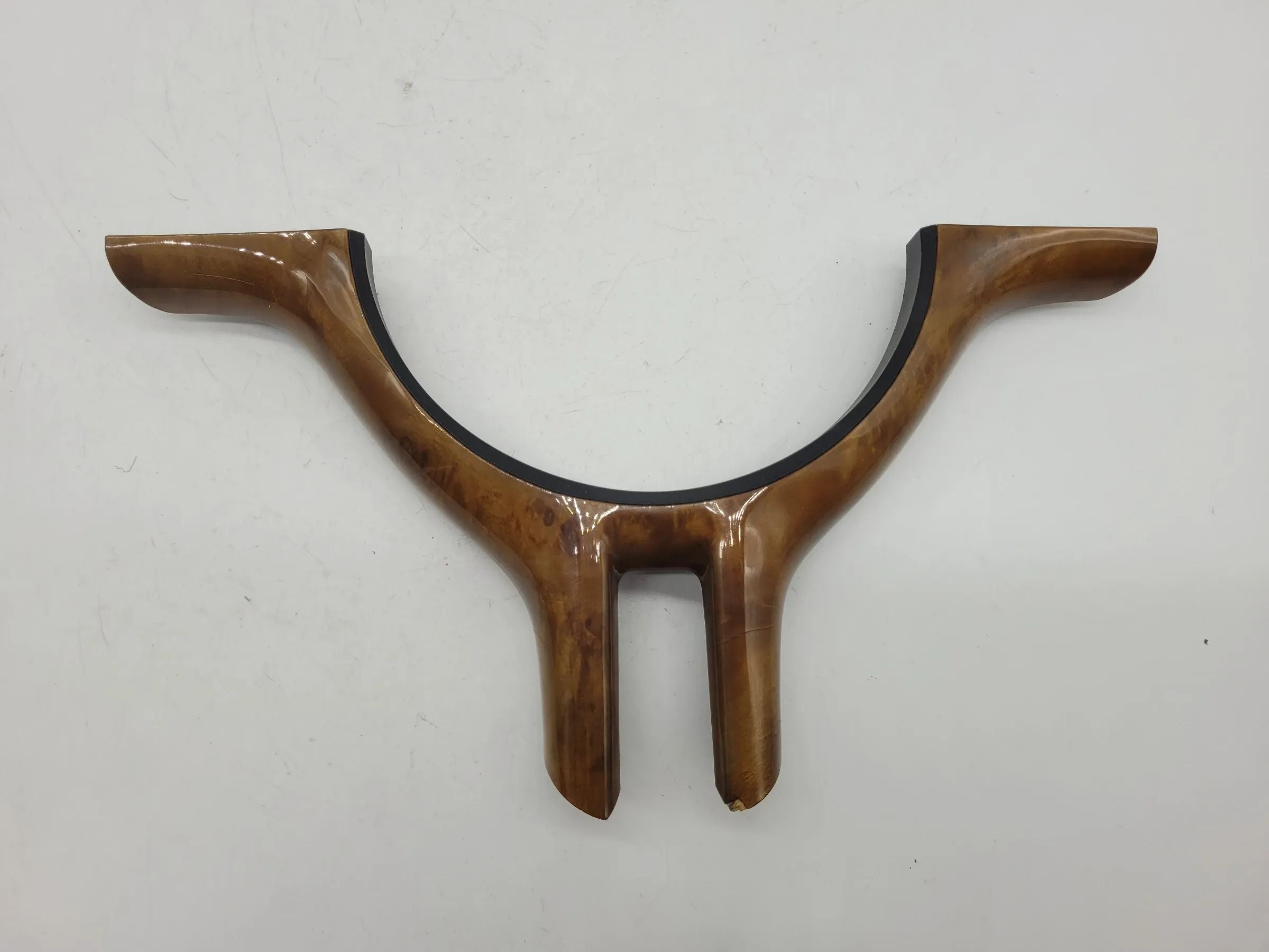BMW 5er Leiste Lenkradschalter Unterteil Holzoptik (6760581) Original