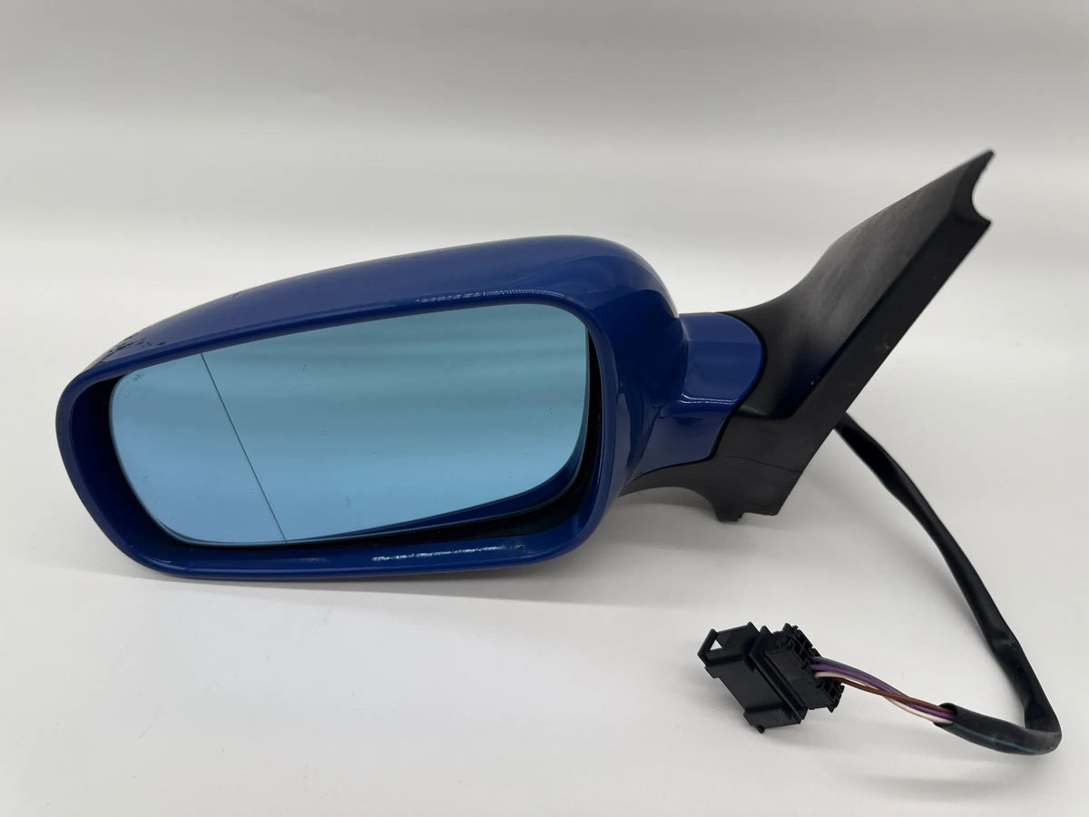 Audi A4 Left Exterior Mirror Blue E1010509 Original 💯💯 