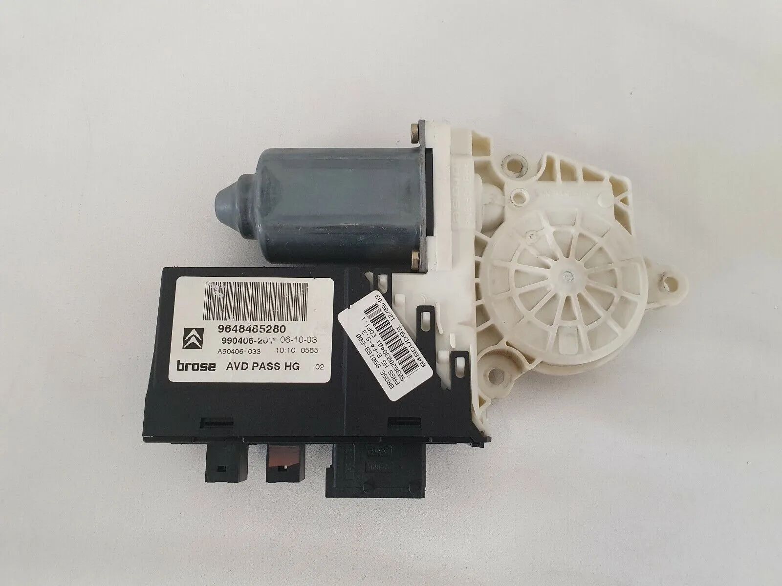 อะไหล่แท้ Citroen C5 มอเตอร์กระจกไฟฟ้าประตูผู้โดยสารหมายเลข VR 9648485280