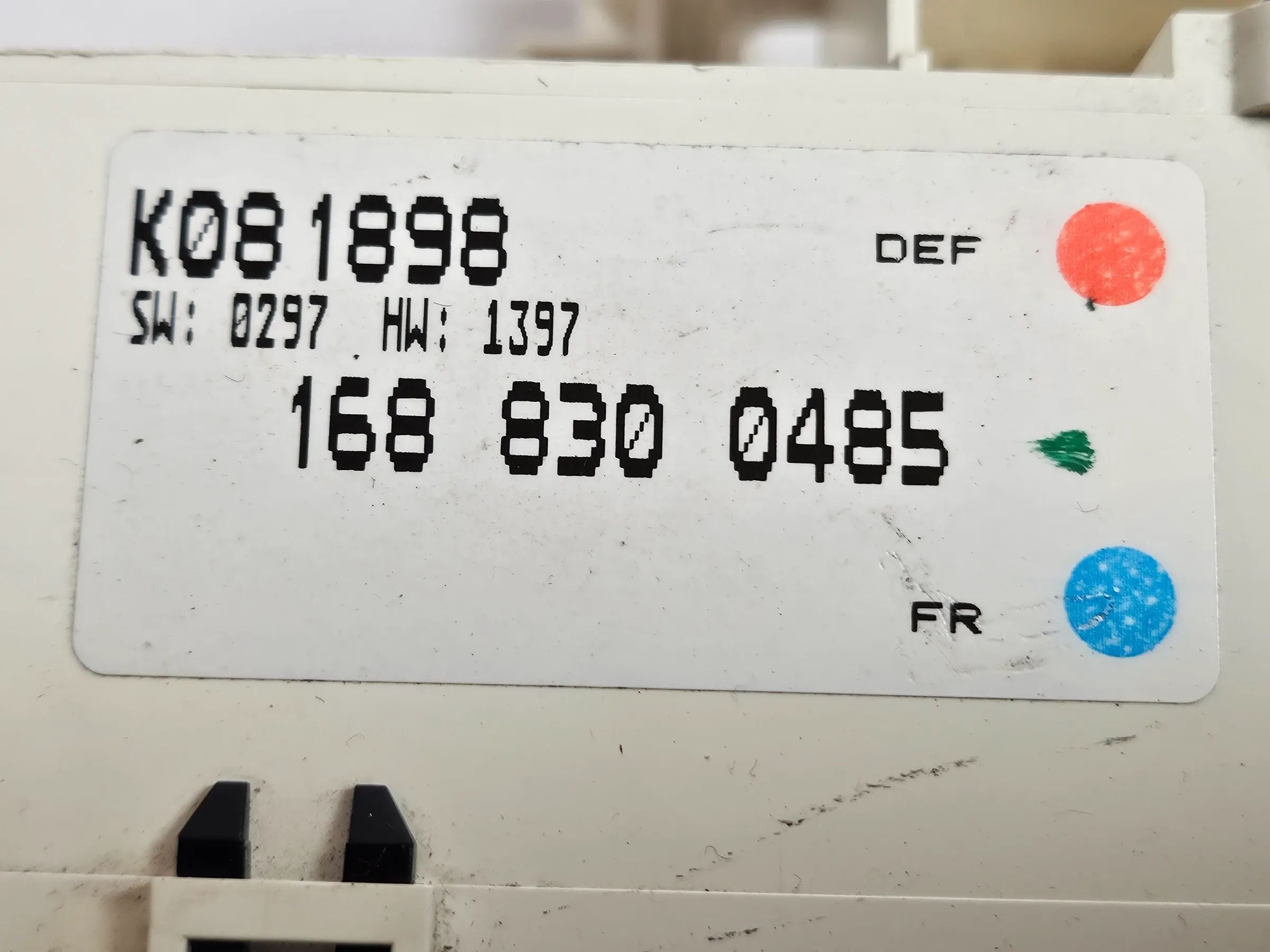 Oryginalny panel sterowania klimatyzacją Mercedes-Benz W168 A-Klasse regulator nagrzewnicy 1688300485