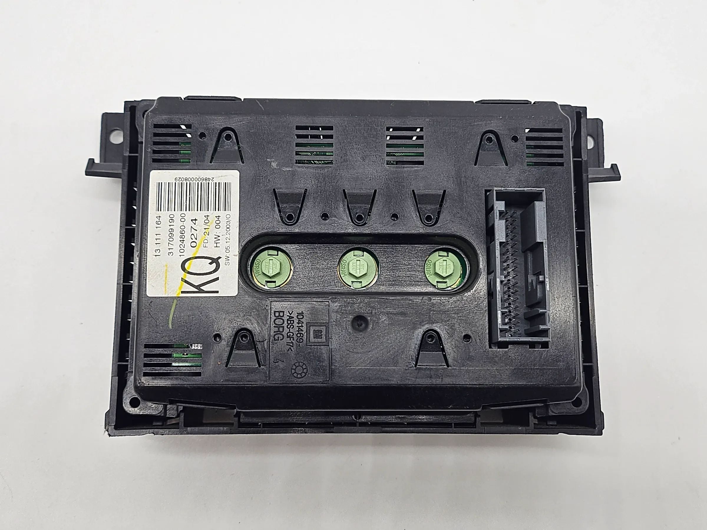 อะไหล่แท้ Opel Astra H Zafira B บอร์ดคอมพิวเตอร์และนาฬิกา 13111164 KQ 13111164KQ