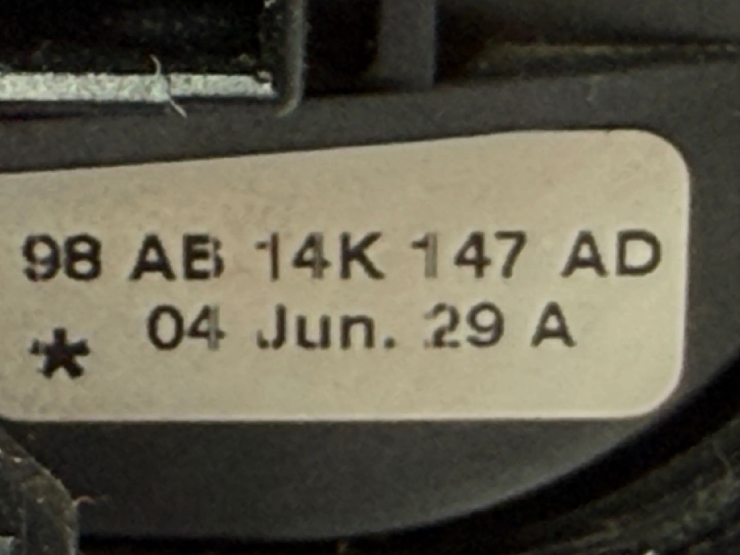 Original Ford FOCUS 1 Turnier switch radio control 98AB14K147AD 