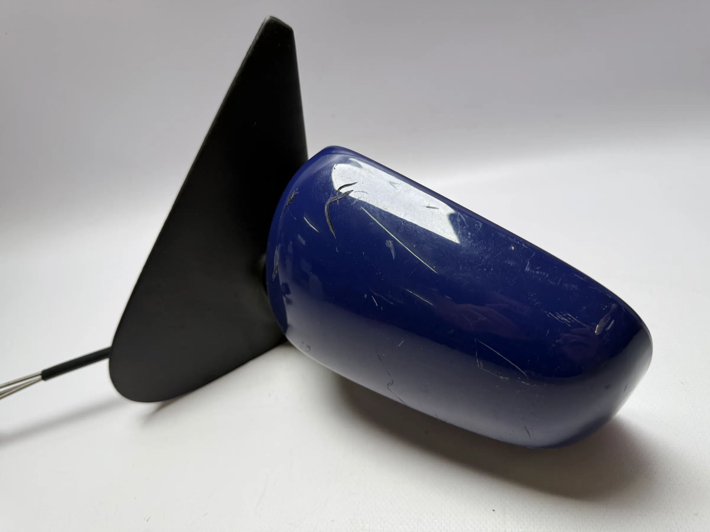 VW Polo 50 Espejo Retrovisor Exterior Mecánico Izquierdo Azul 6N1857507 GRU / 202271