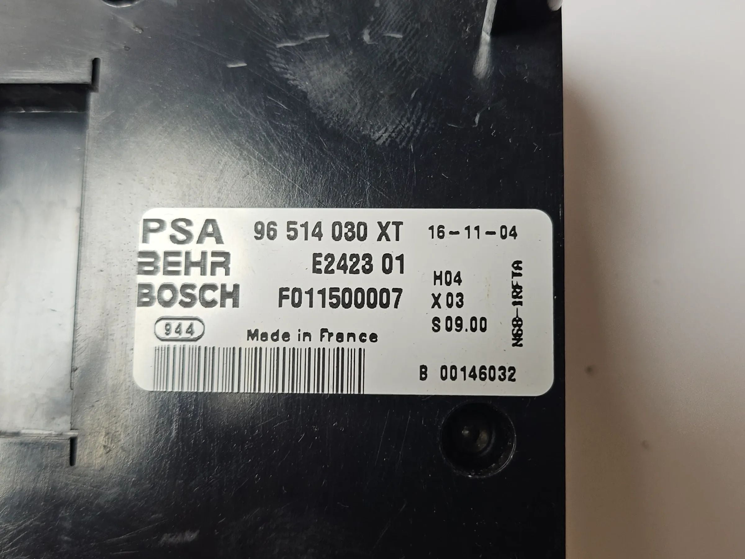 Orig. Citroen Xsara Picasso Bj04 Bosch  Klimabedienteil 96514030XT F011500007