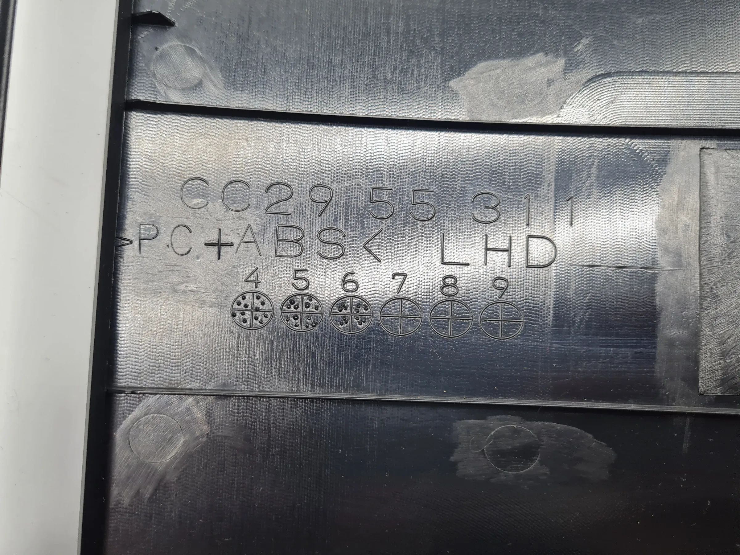 Original Mazda 5 (CR) Abdeckung Blende Bordcomputer CC2955311