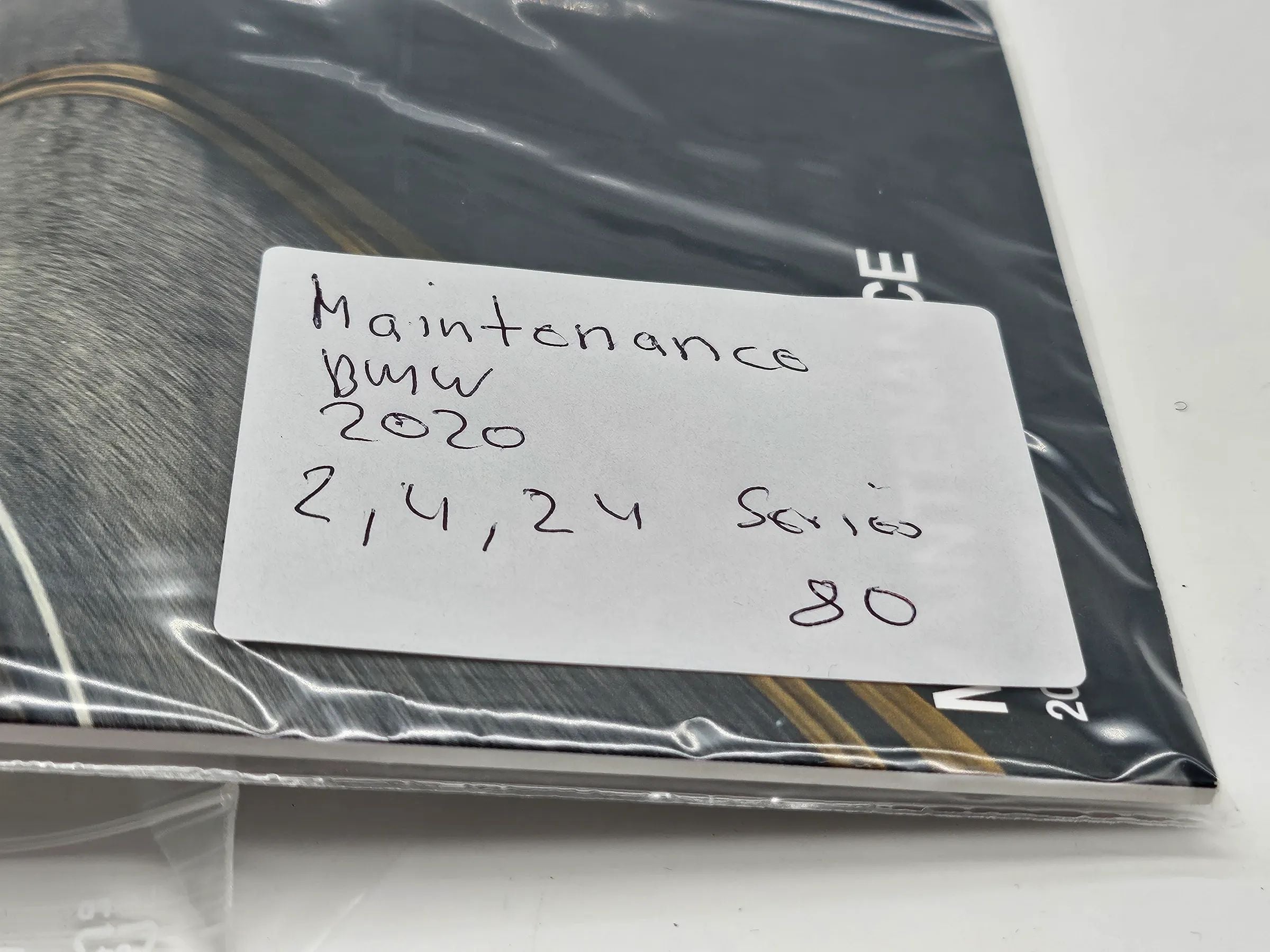 Original BMW 2er 4er  Z4 2020 Maintenance  englisch US
