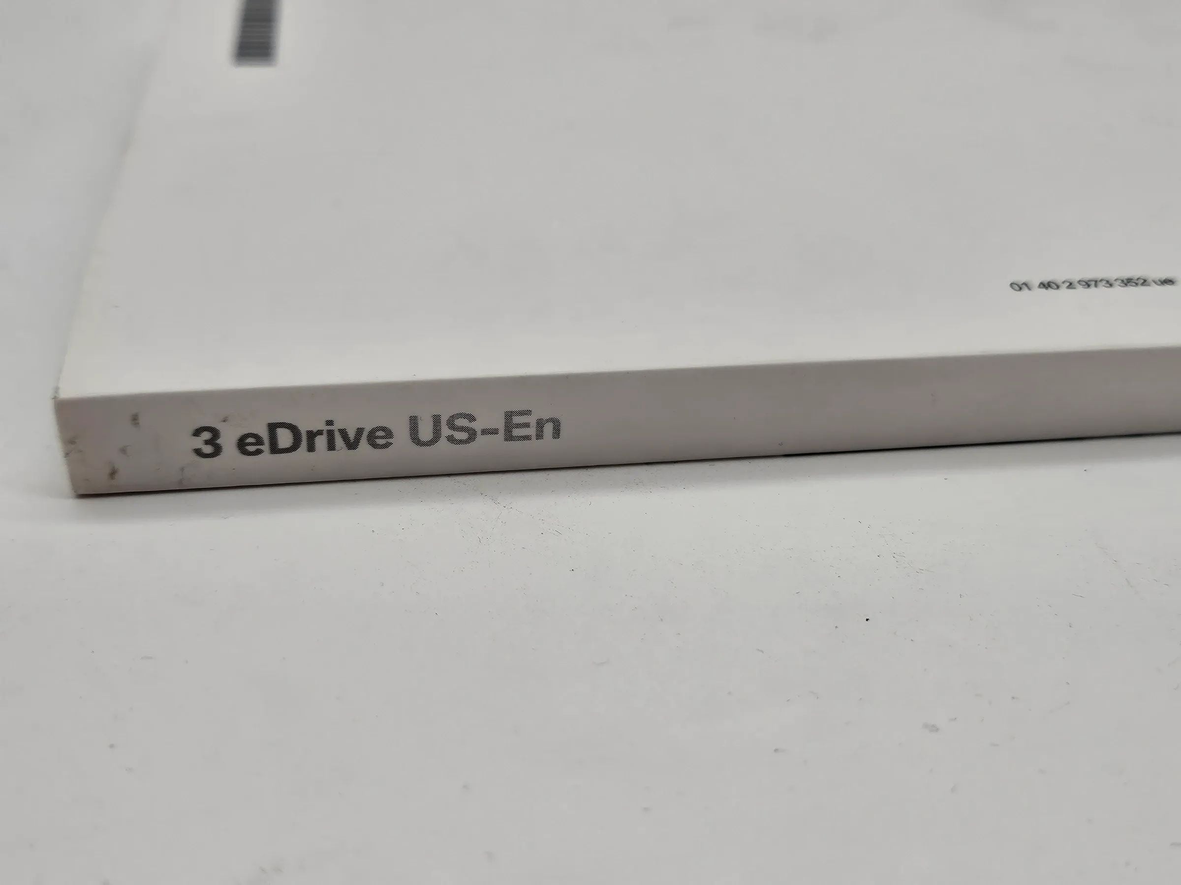 Original BMW 3er F30 Betriebsanleitung eDrive Bedienungsanleitung  english