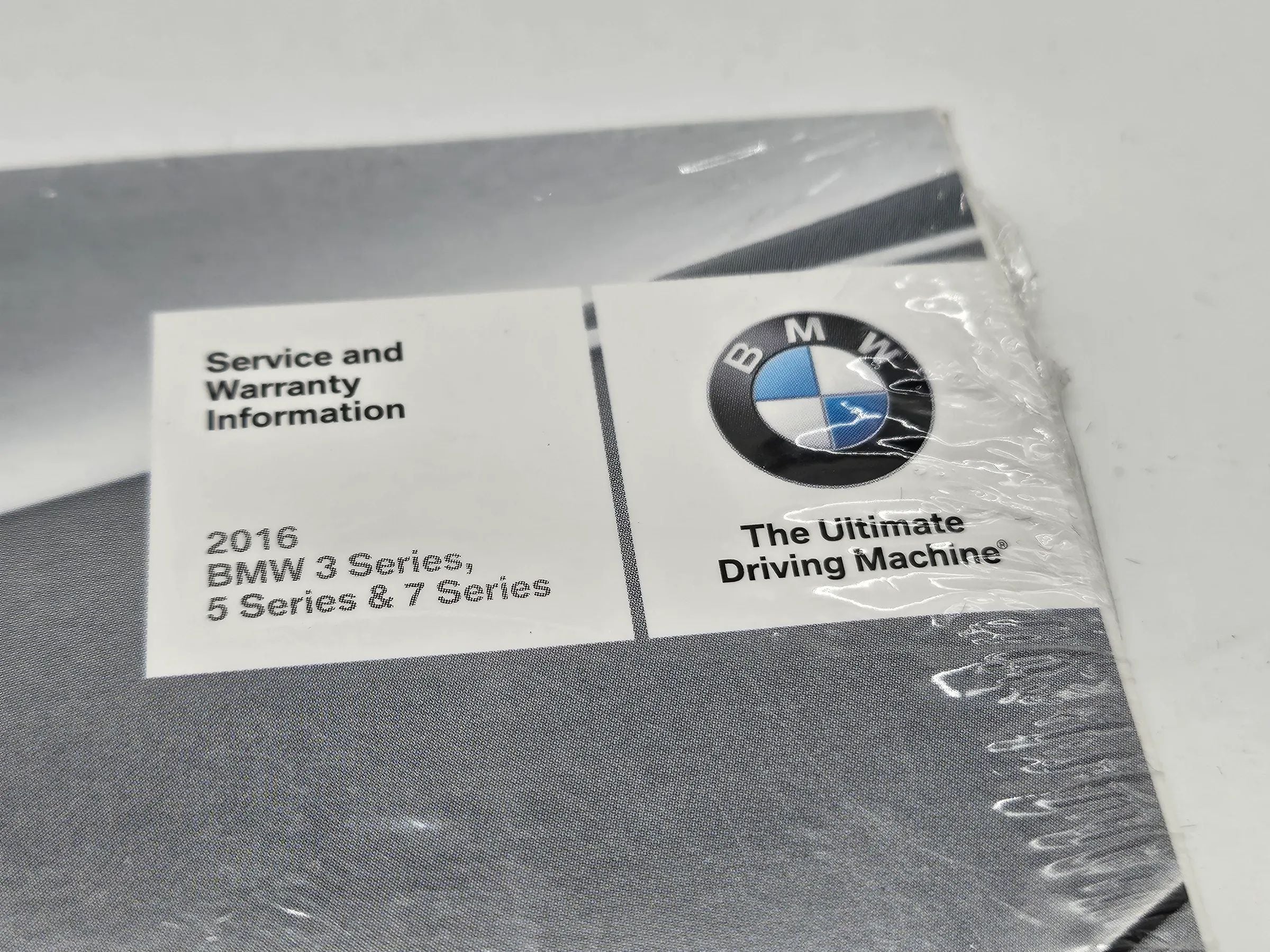 Original Bmw F30, 3 Series 2016 Service And Warranty Information USA