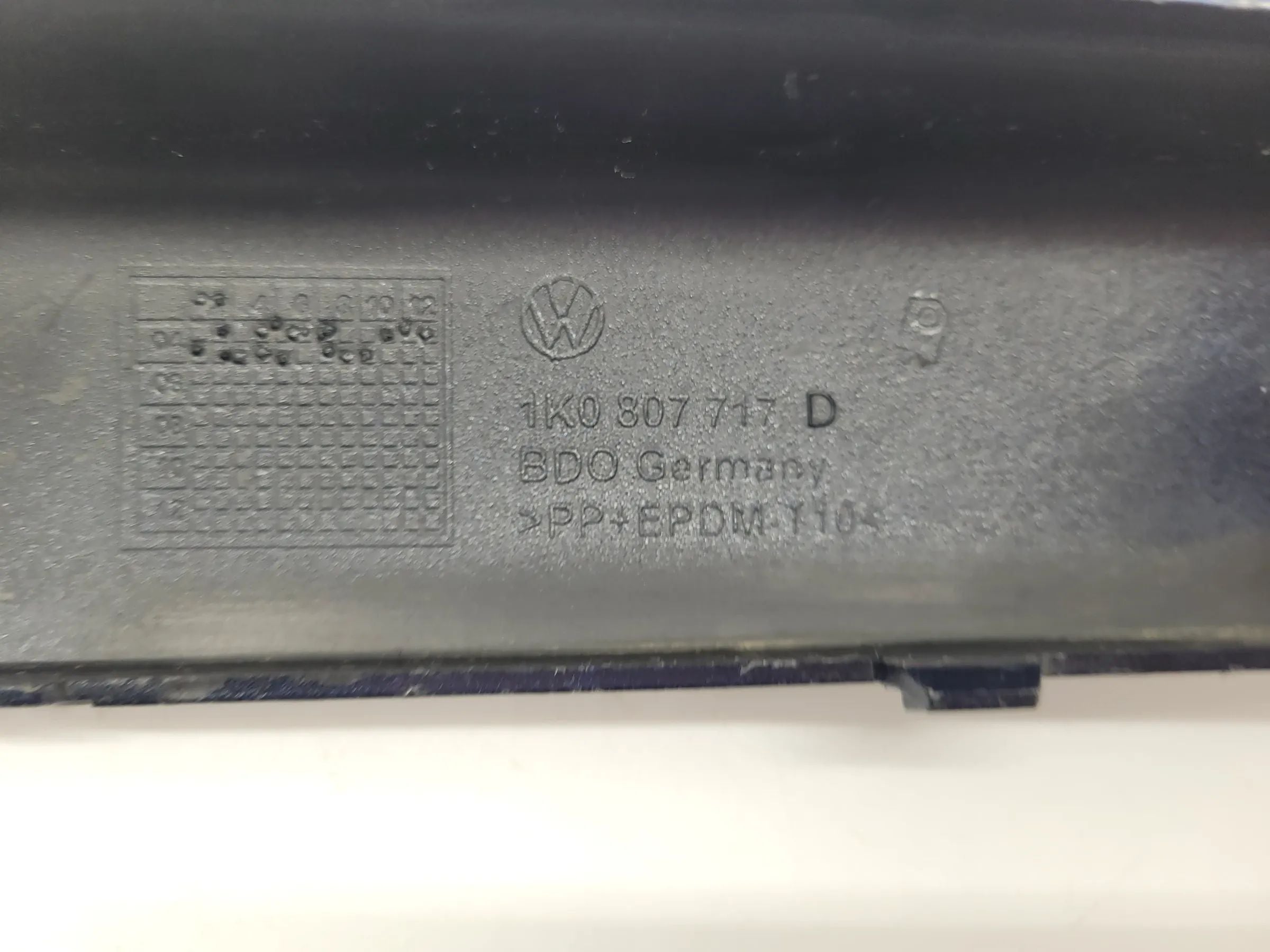 Original VW Golf V 5 (1K5/1K1) Stoßstange Stoßstangenleiste Links 1K0807717D