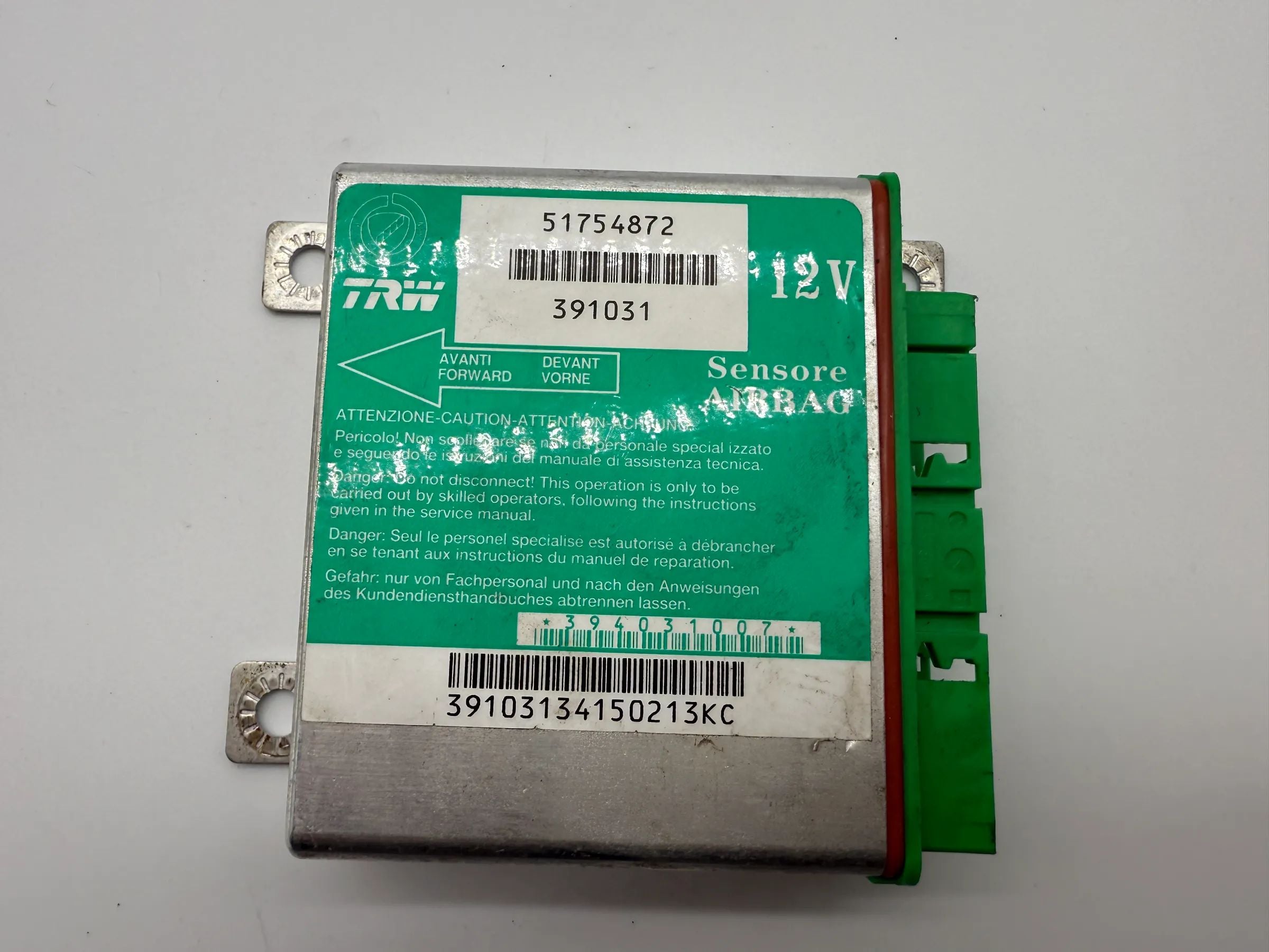 Original Fiat Grande Punto (199) Airbag Steuergerät 51754872