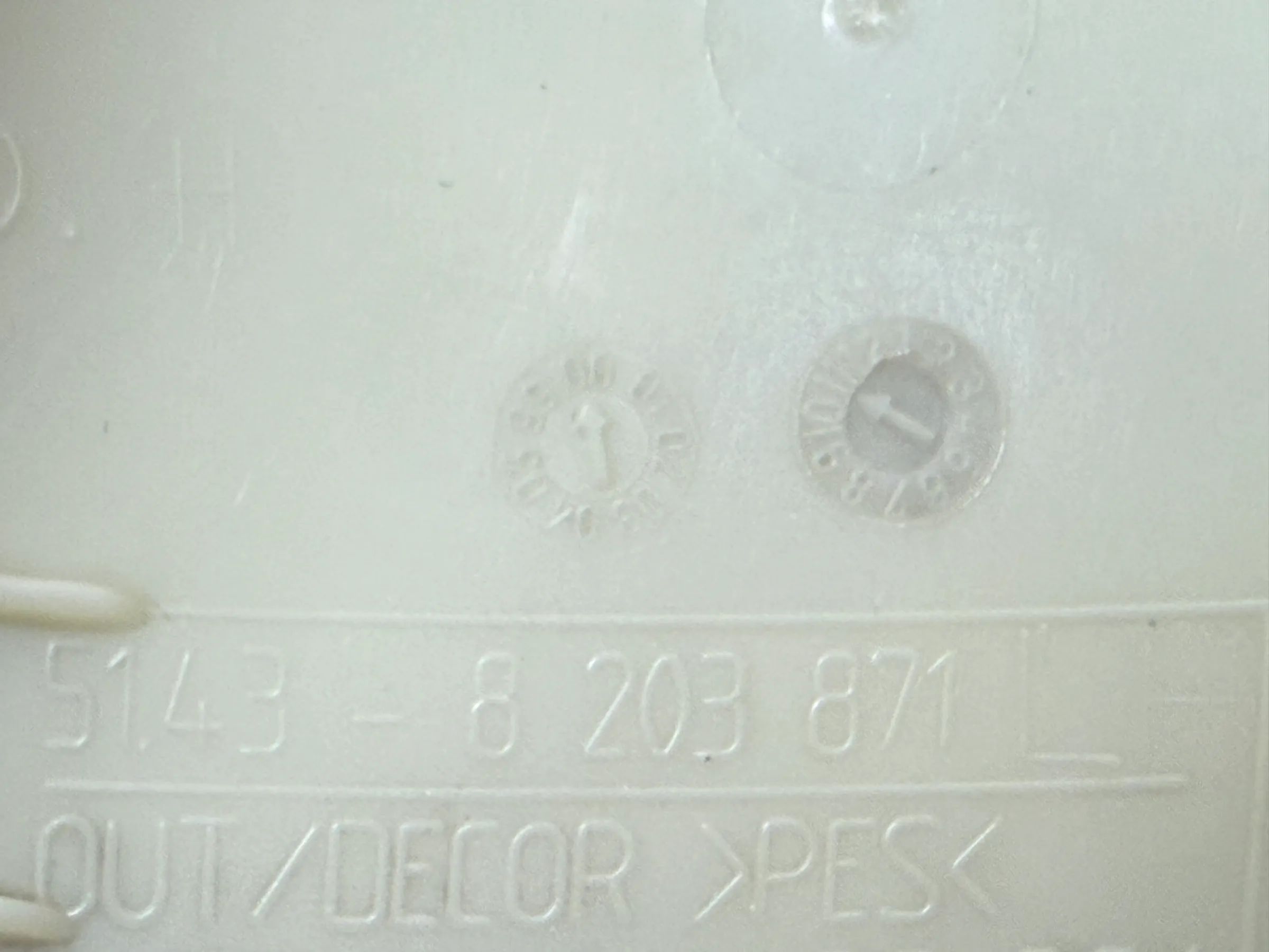 Oryginalna osłona słupka B przód lewa BMW X5 E53 51.43-8211907 LH