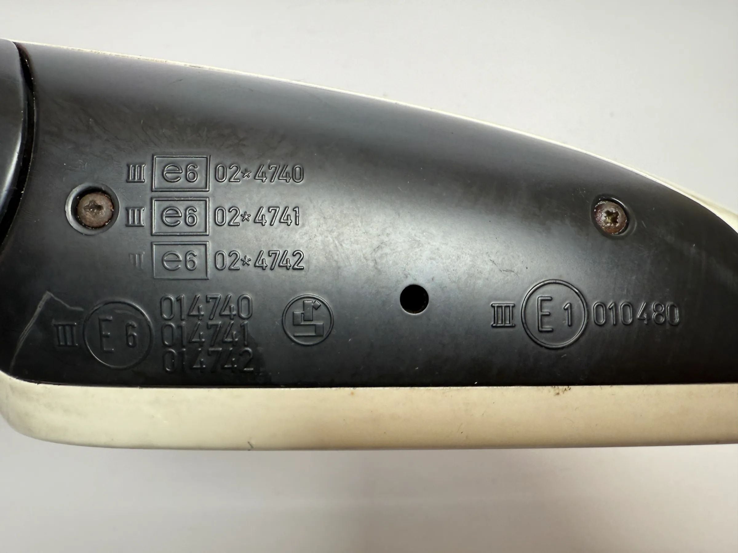 Original Audi A3 / A4 (8L1/8D2) Außenspiegel Elektrisch Links Weiss RSO225395