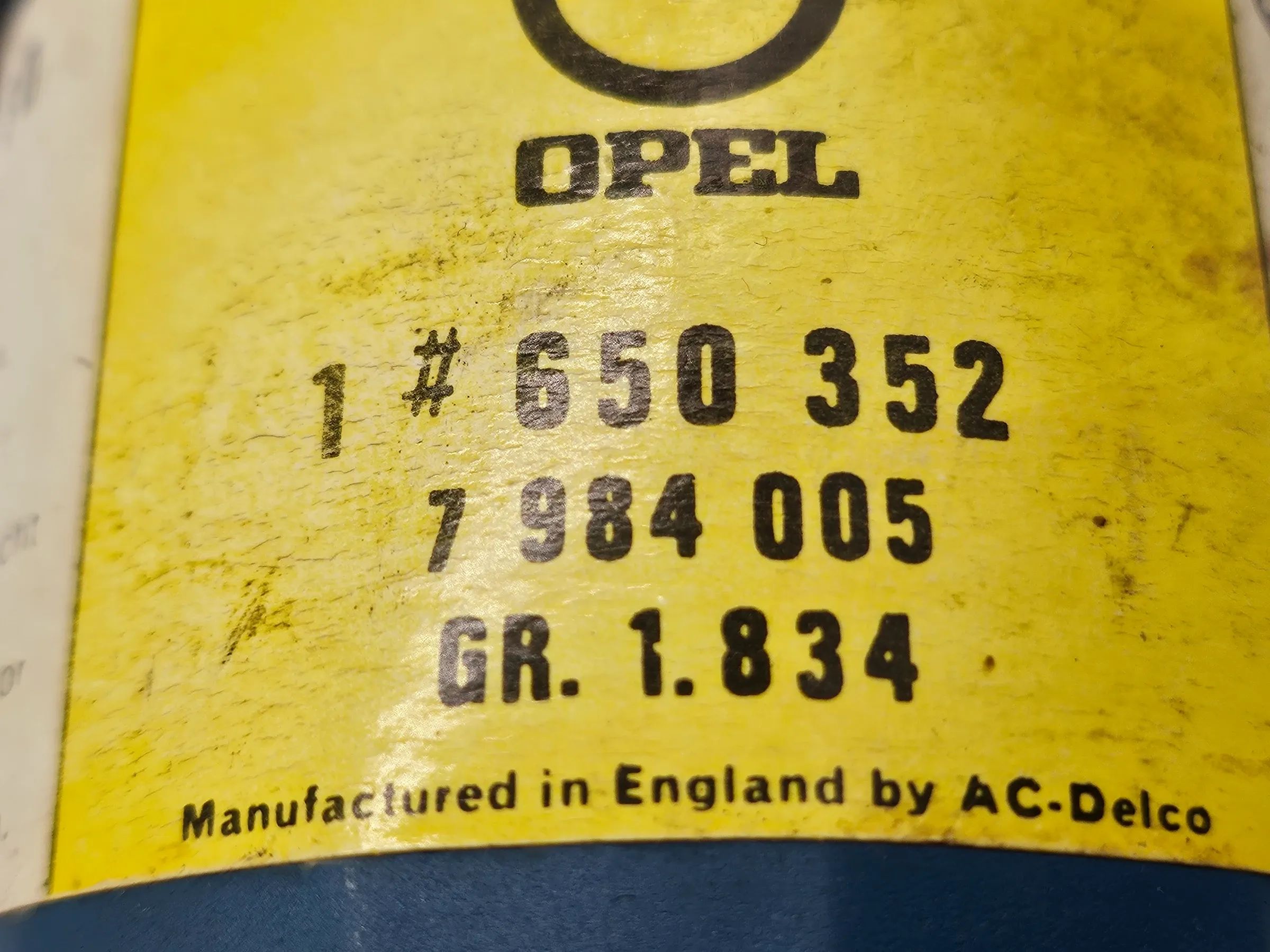 Original GM Ölfilter Austin Ford MG Opel Rover Oldtimer 650352