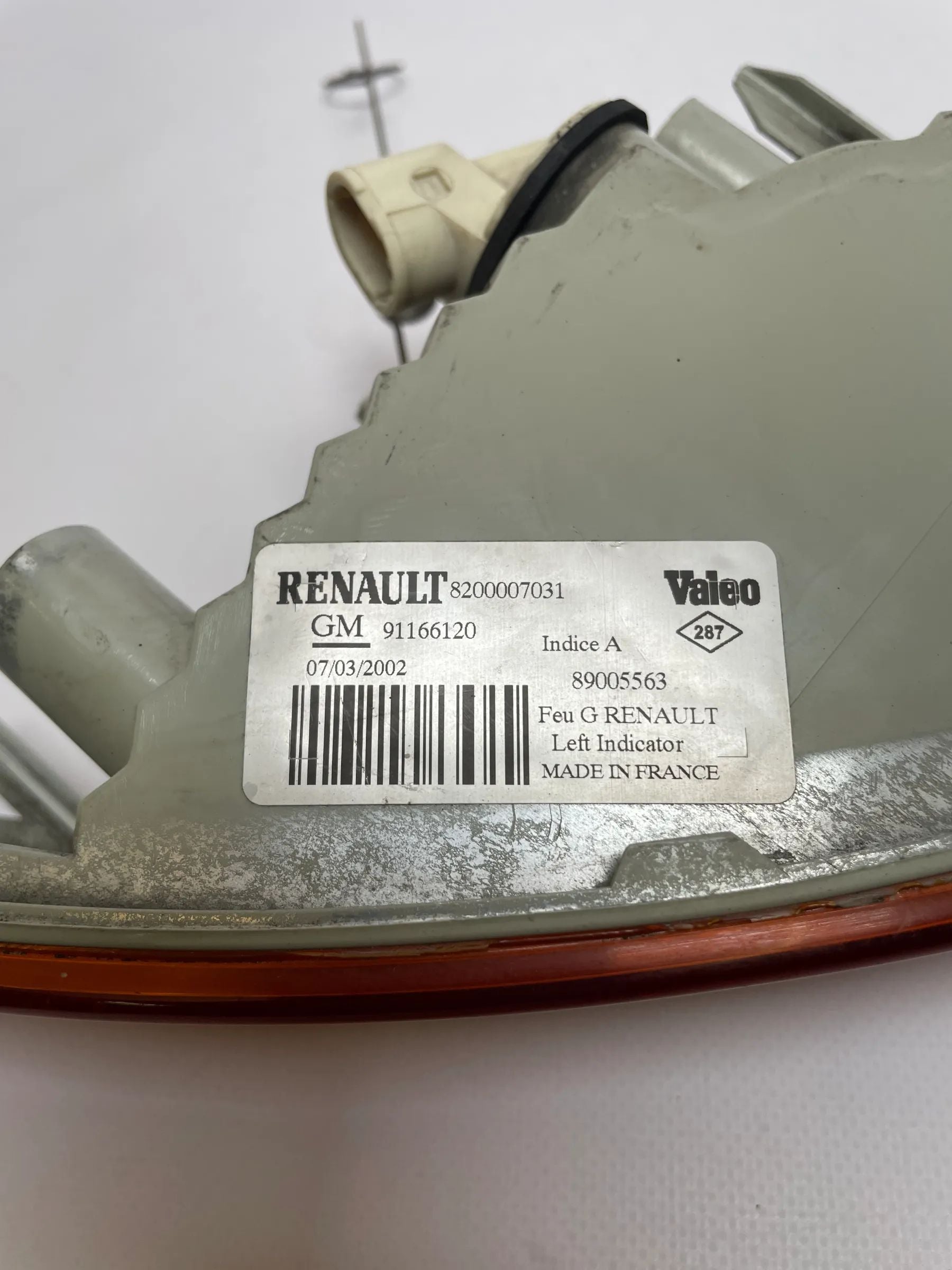 Original Renault Trafic (JL/FL/EL) Blinklicht Rechts 89005564