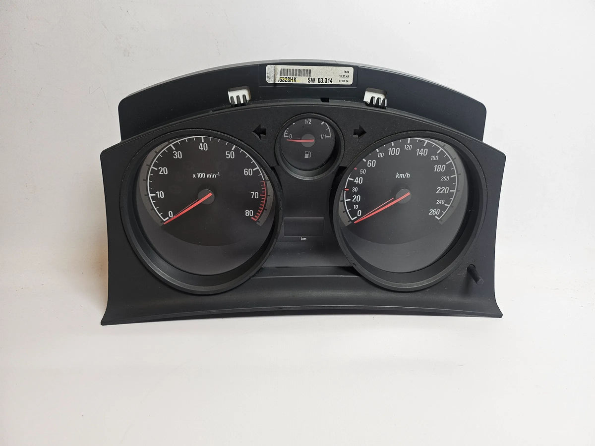 Oryginalny Opel Astra H Zafira B Licznik Kombiinstrument Benzyna VDO 13186328HK