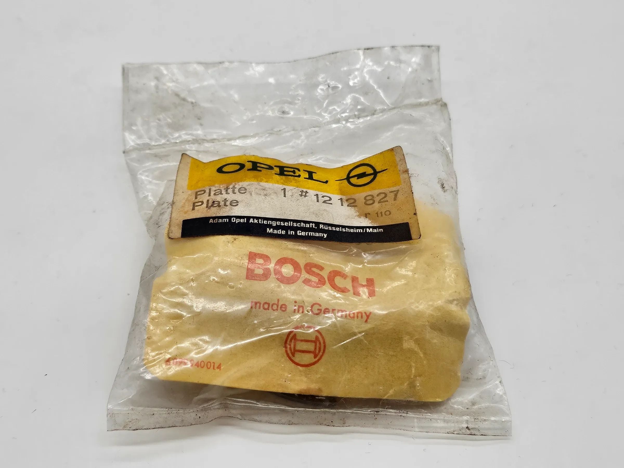Originele Opel Bosch reparatieplaat ontstekingsverdeler 1212827 1237110034
