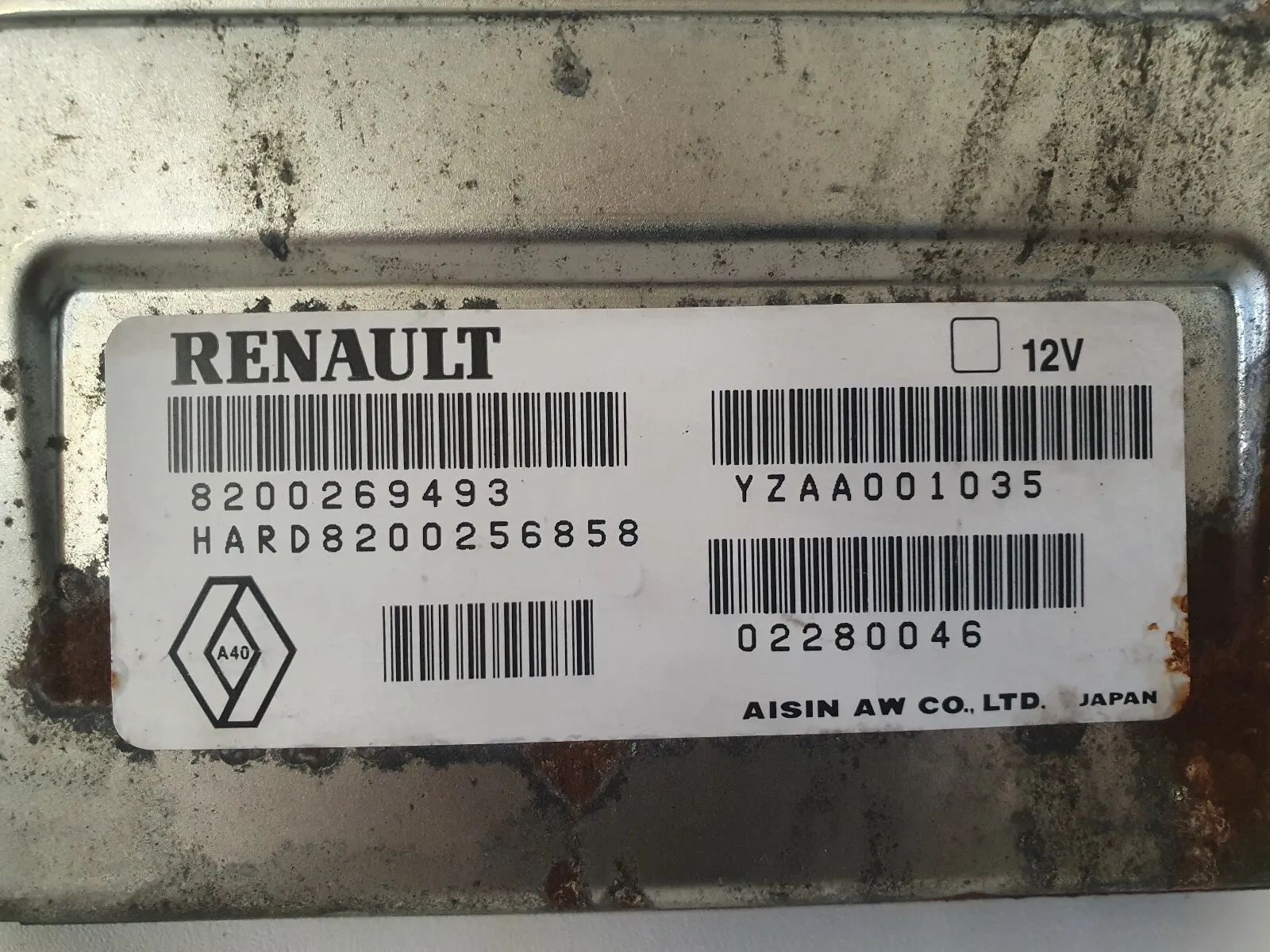 ルノー ESPACE IV 4 3.0 DCI ディーゼル 純正オートマチックトランスミッションECU 8200269493