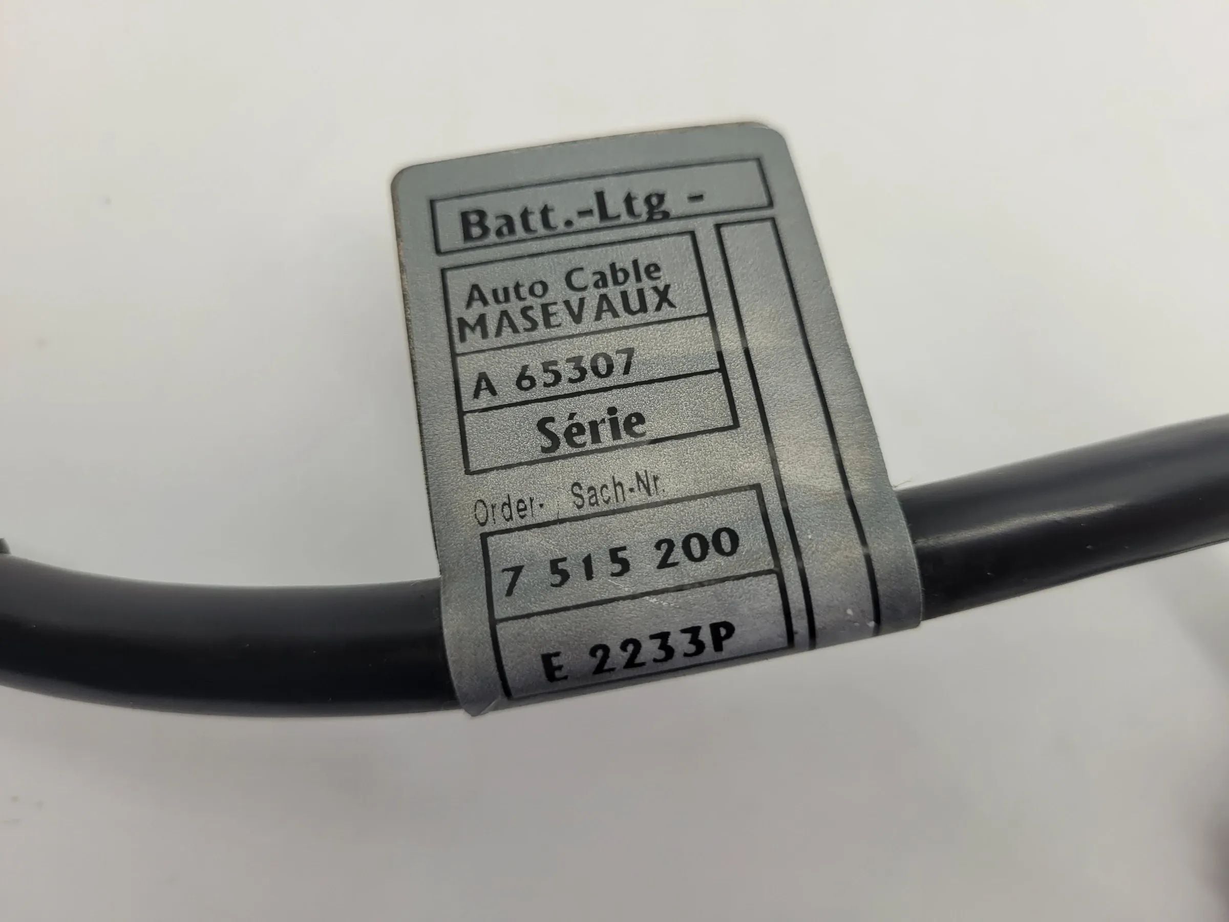 Original Mini One (R50/R53) Batteriekabel Minus 12.42-7515200