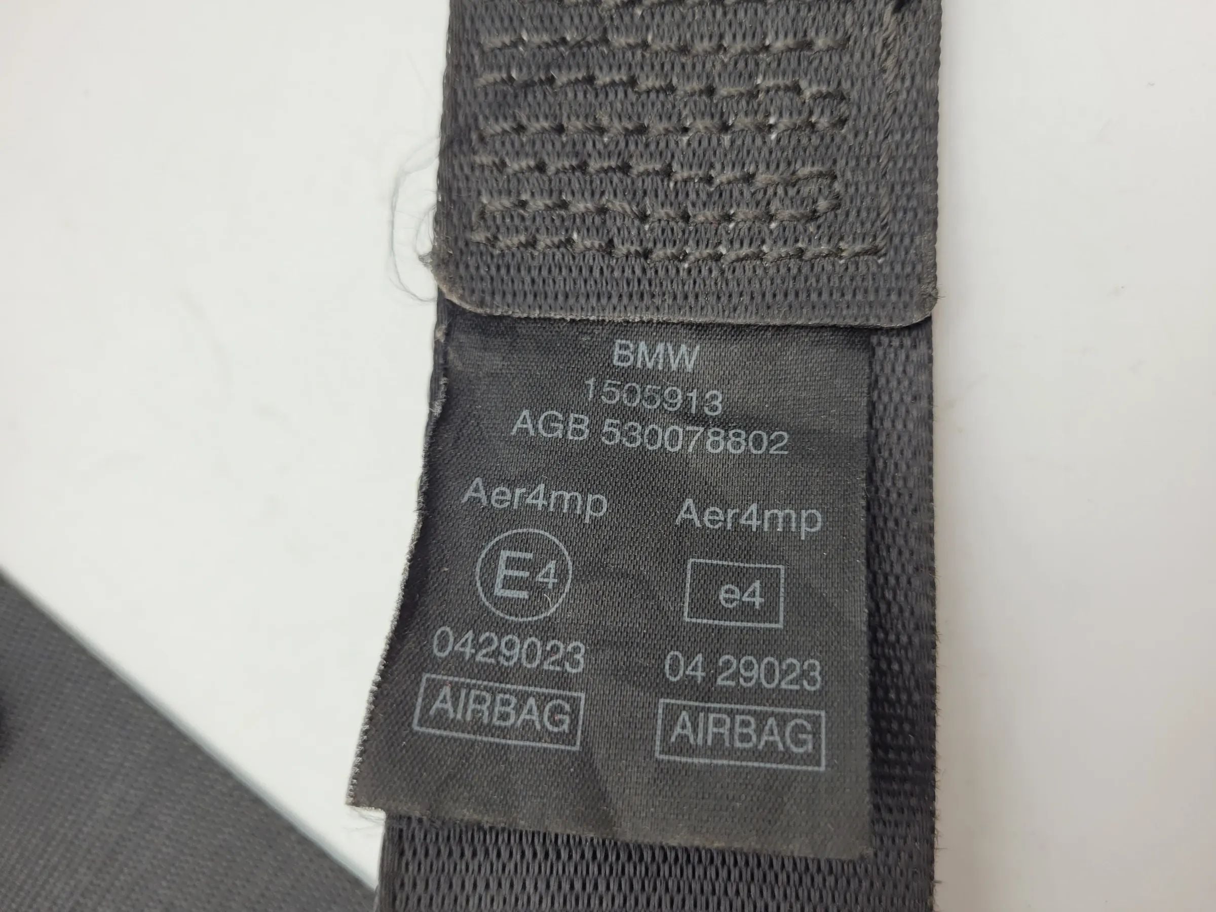 Original Mini One (R50/R53) Sicherheitsgurt Gurt Vorne Rechts 1505913
