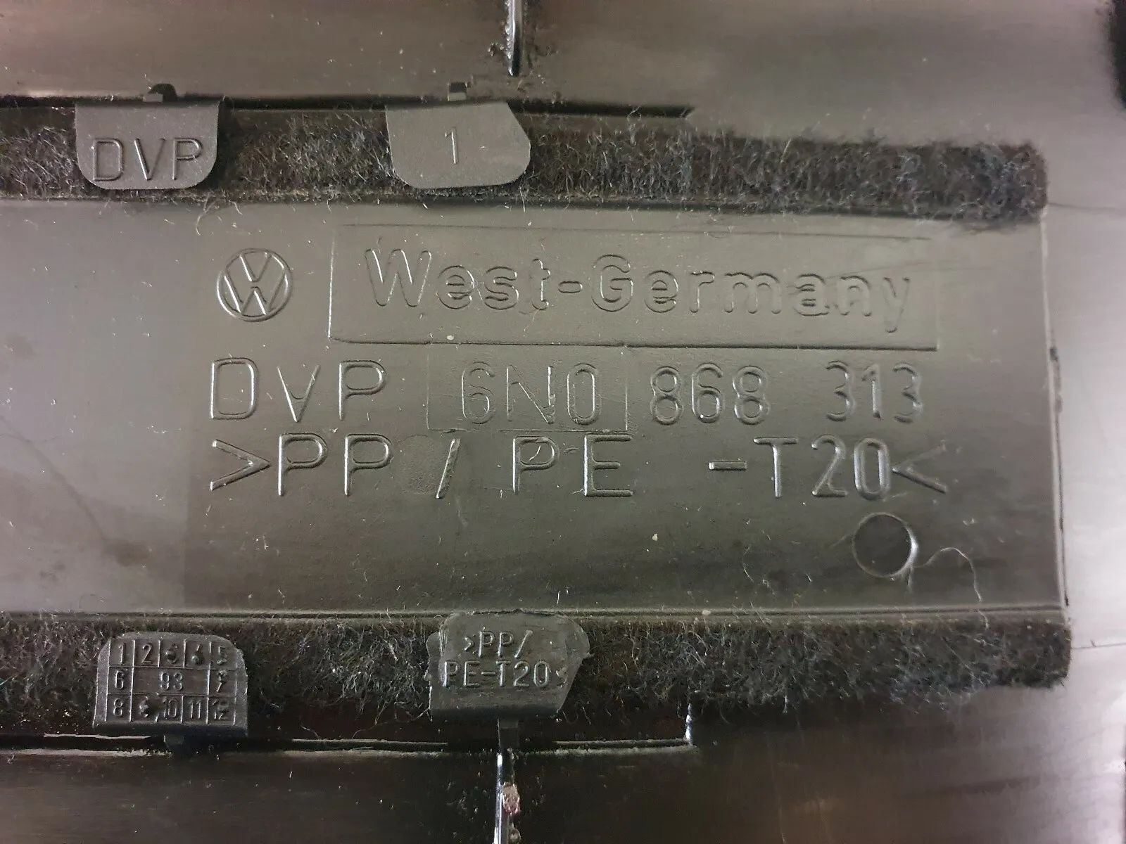 ⭐ VW Golf 3 Cabrio Innenverkleidung B-Säule rechts 1E0867243A + 6N0868313 ⭐